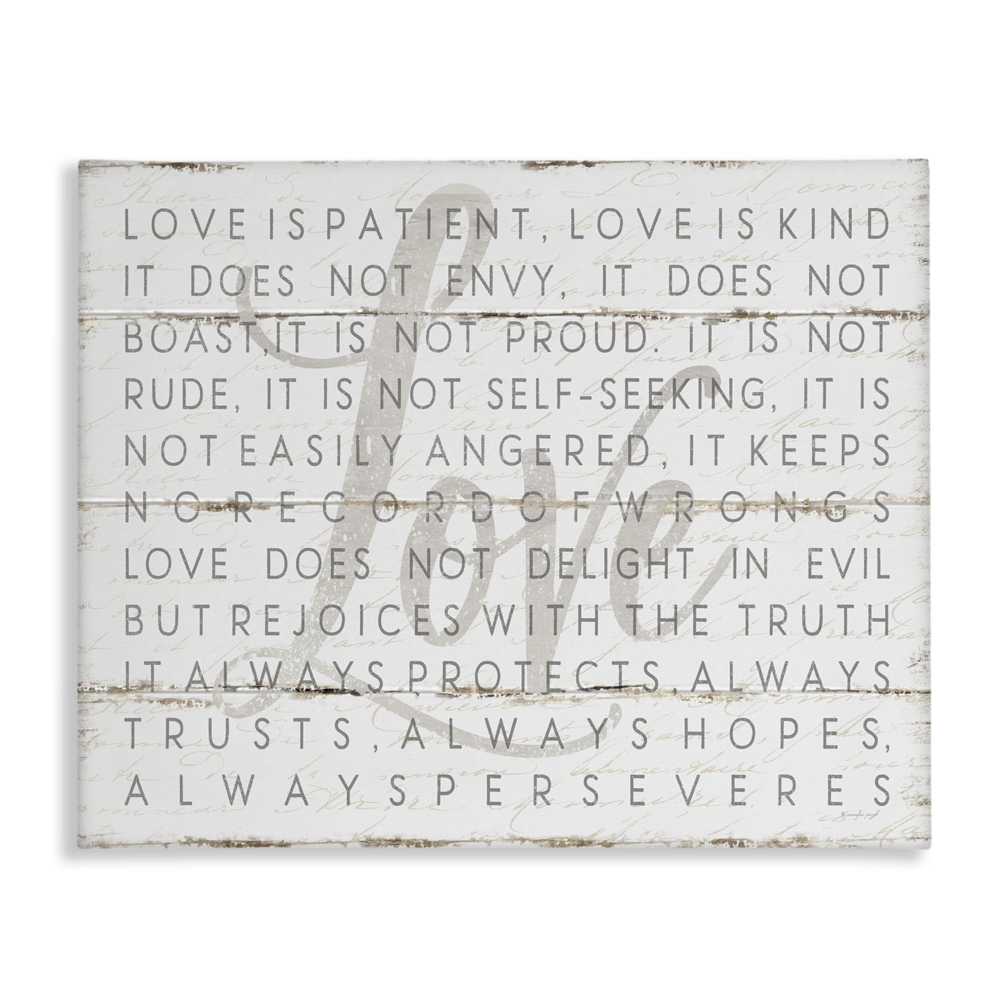 Stupell Love Canvas