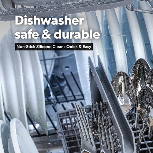 Miniatura 6 de DI ORO Seamless Series Juego de 3 Piezas de CucharaCucharón (ROJO)