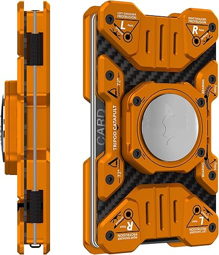 HiYouth Cartera delgada para hombre Cartera con bloqueo RFID Billeteras minimalistas para hombre con soporte Airtag Soporte magnético para