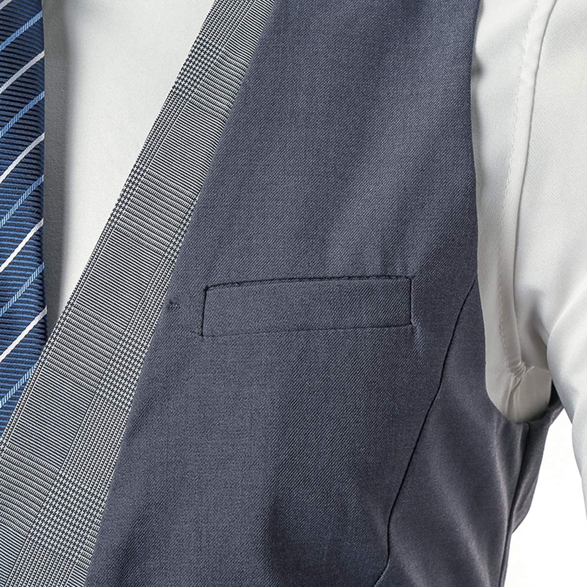 Chaleco Hombre de Vestir Traje Boda Ceremonia Waistcoat Blazers Sin Mangas