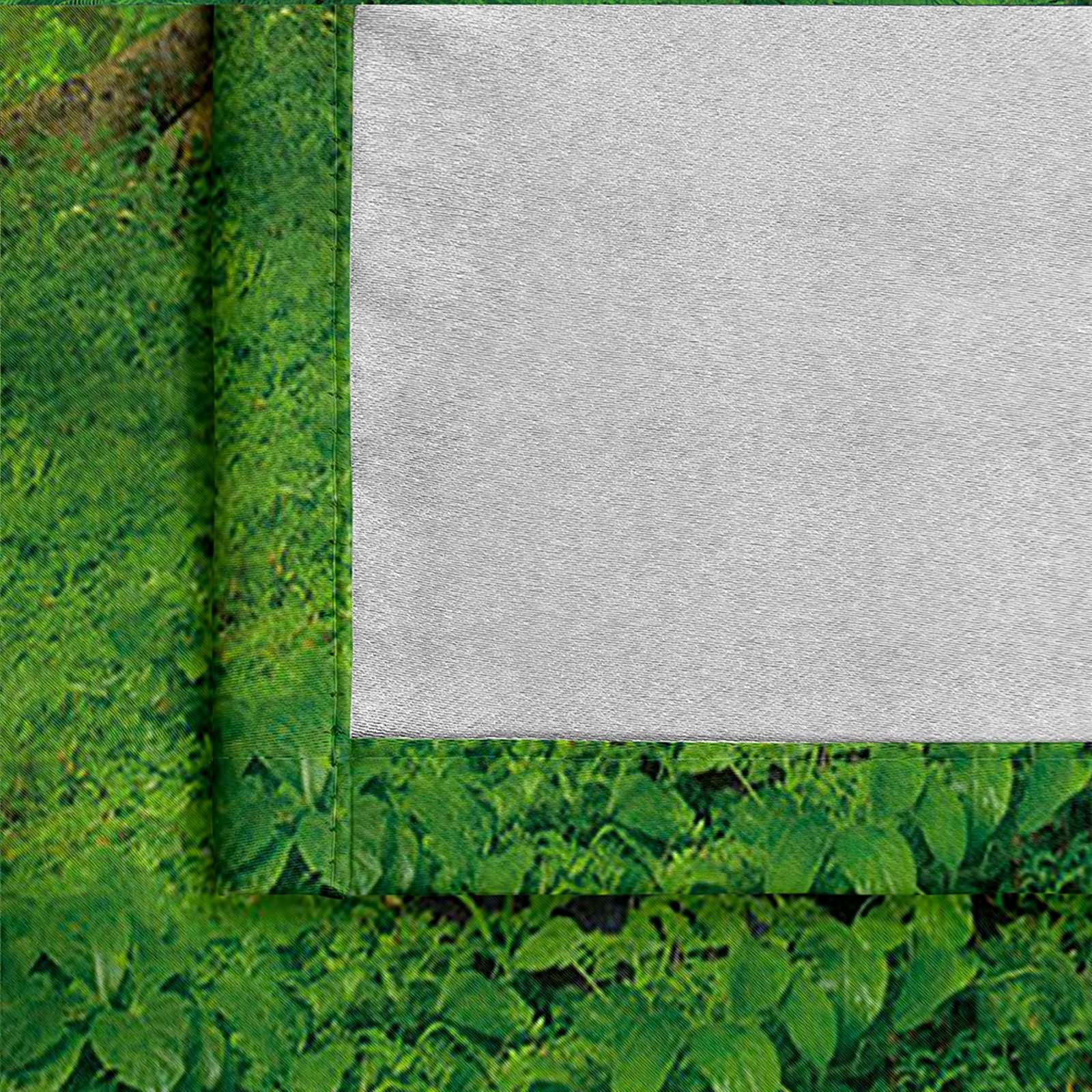 Gualiy Thermo Vorhänge 2er Set Ösen, Vorhänge Grün 86x183 Natur Waldlandschaft Gardinen Vorhang Blickdicht