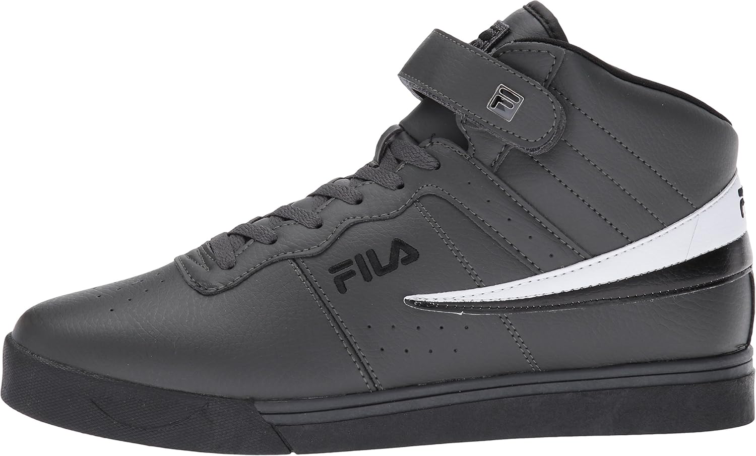 Fila Men's Vulc 13 Mid Plus 2 Walking Shoe 9.5 Dark Shadow/Black/White