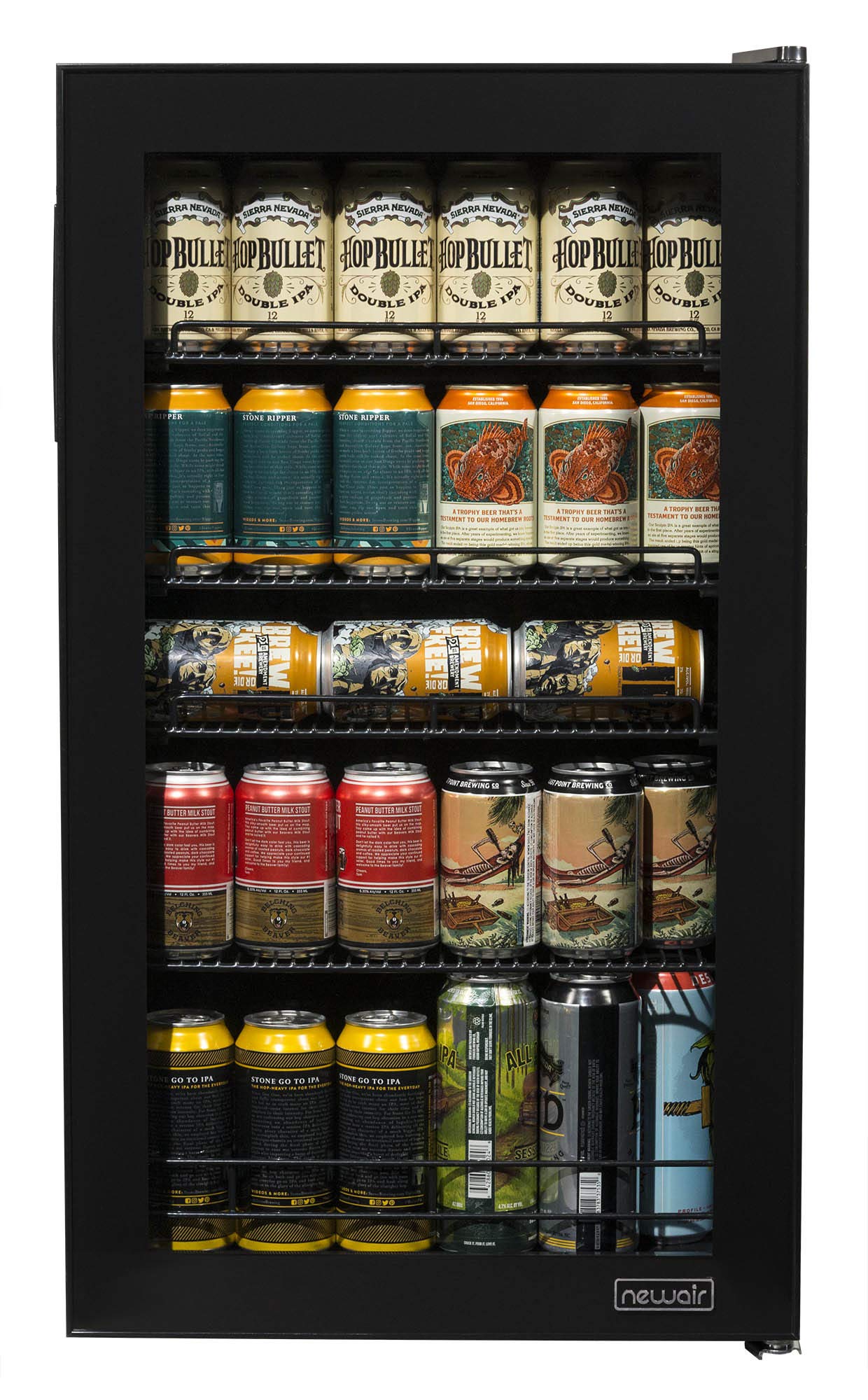 NewAir Limited Edition Beverage Refrigerator and Cooler “Beers of the