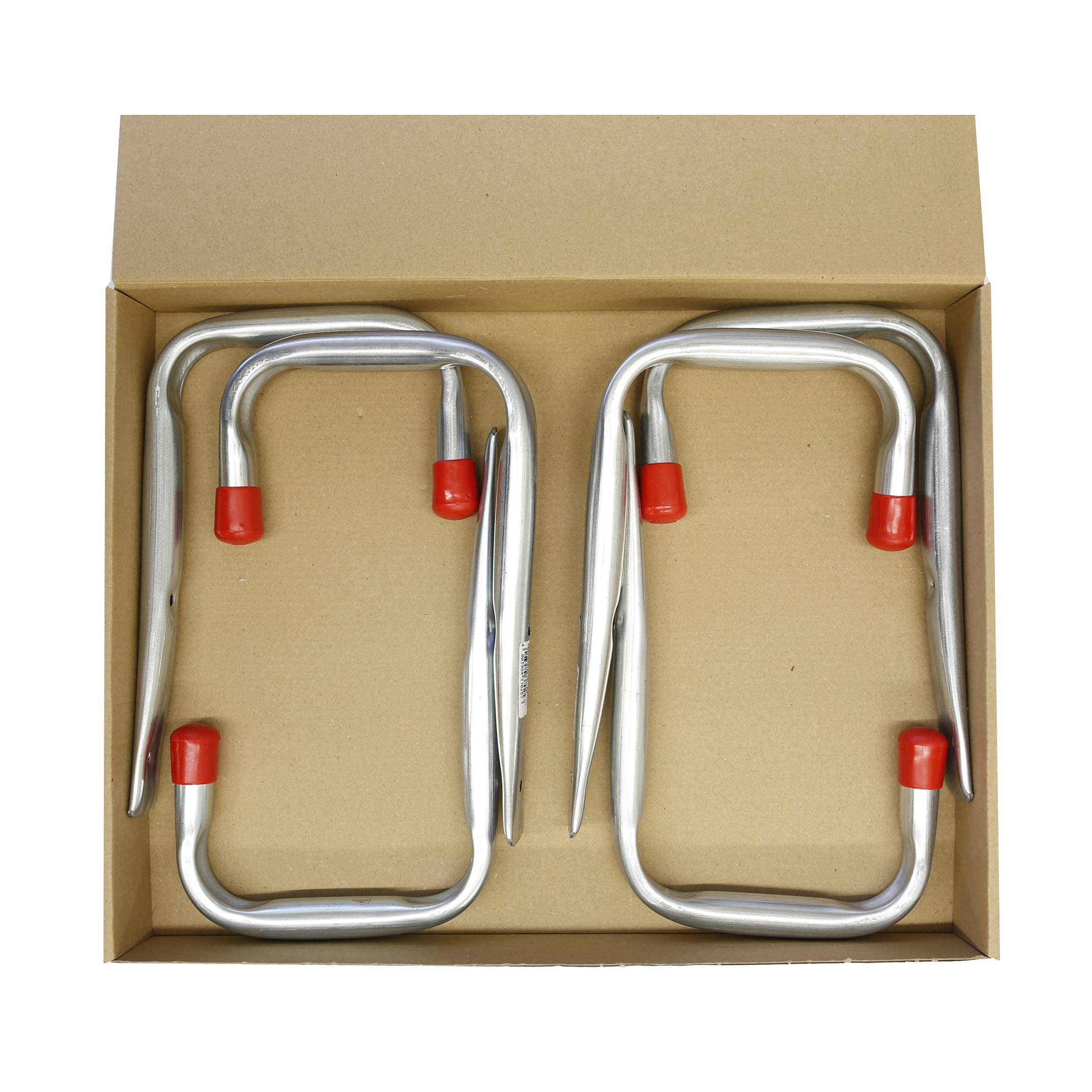 VORMANN Gancio da parete per dispositivi, gancio per garage, portata fino a 37 kg, resistente alle intemperie, forma a U, set da 6 pezzi, dimensioni 220 x 144 x 91 x 105 mm, prodotto in Germania