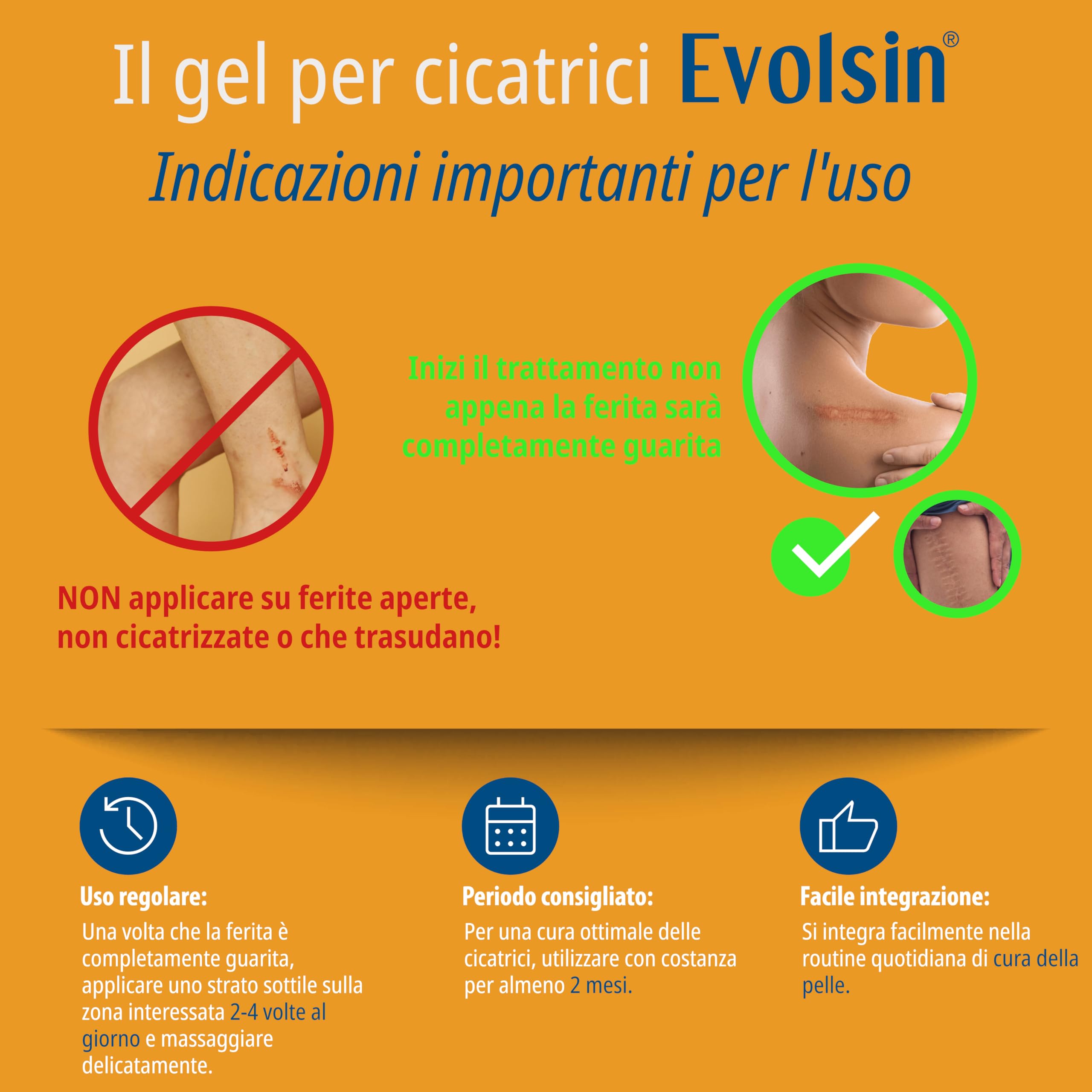 Evolsin Gel silicone per cicatrici 20 g riduce visibilità tensione prurito