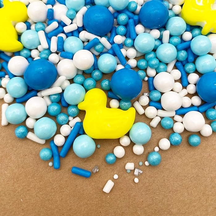 Buy Rubber Ducky Sprinkle Mix by Simply Sucré Duck Sprinkles