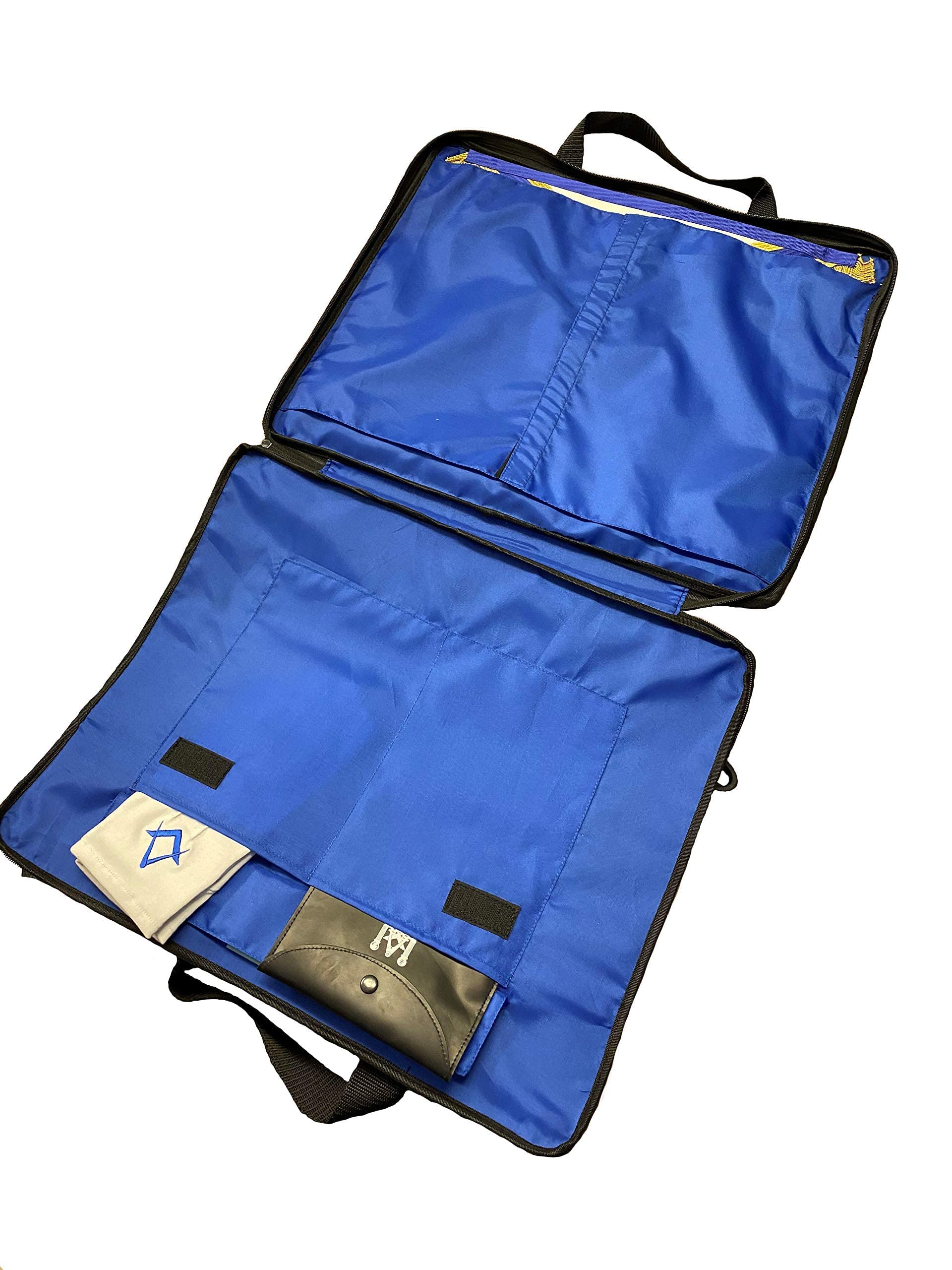 Custodia massonica provinciale morbida di alta qualità | Leggero - Materiale Cordura impermeabile | Regalo di alta qualità per uomini massoni, Nero , 17 X 20 Inches, moderno