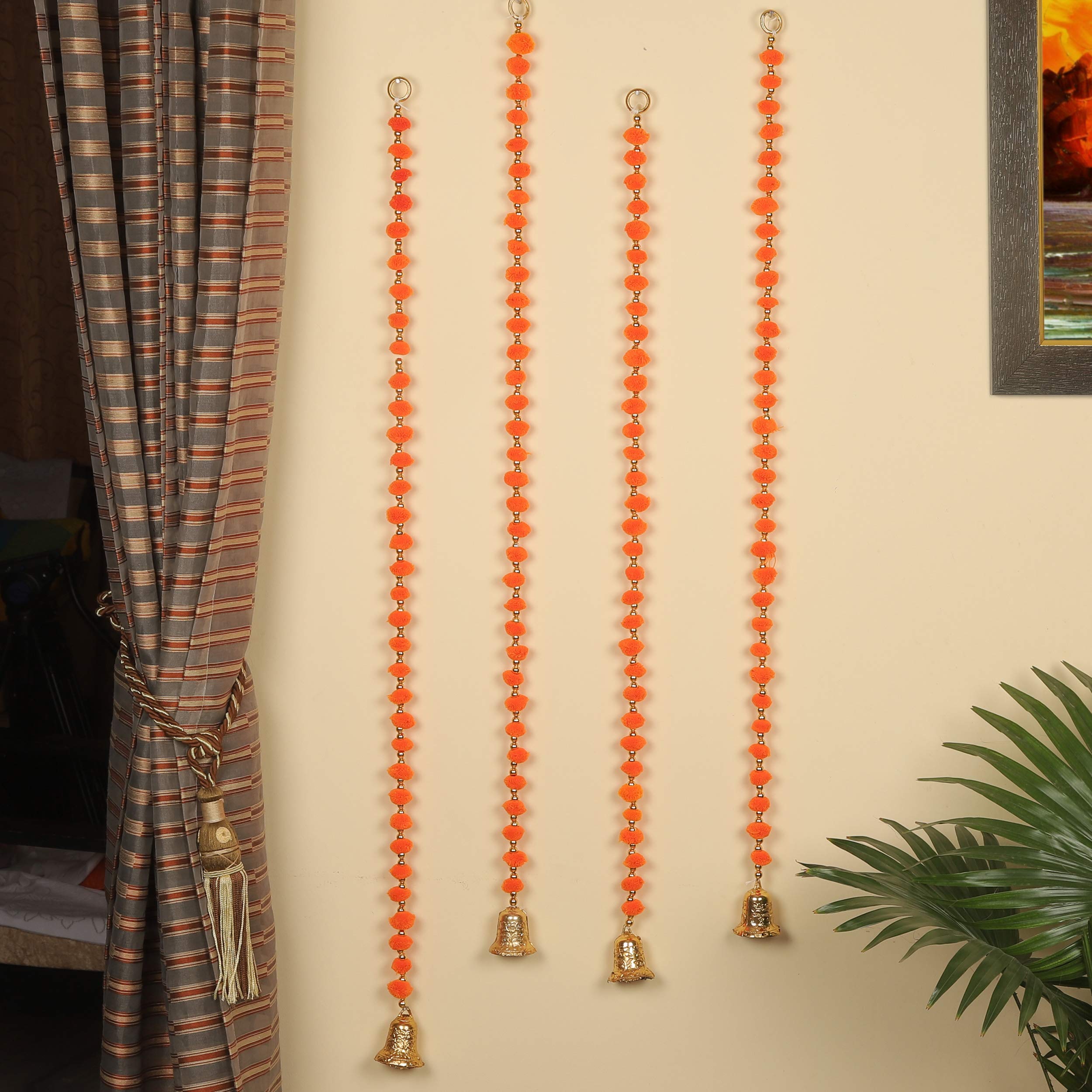 Buy TIED RIBBONS Artificial Marigold Flowers String Wall Decor Hanging