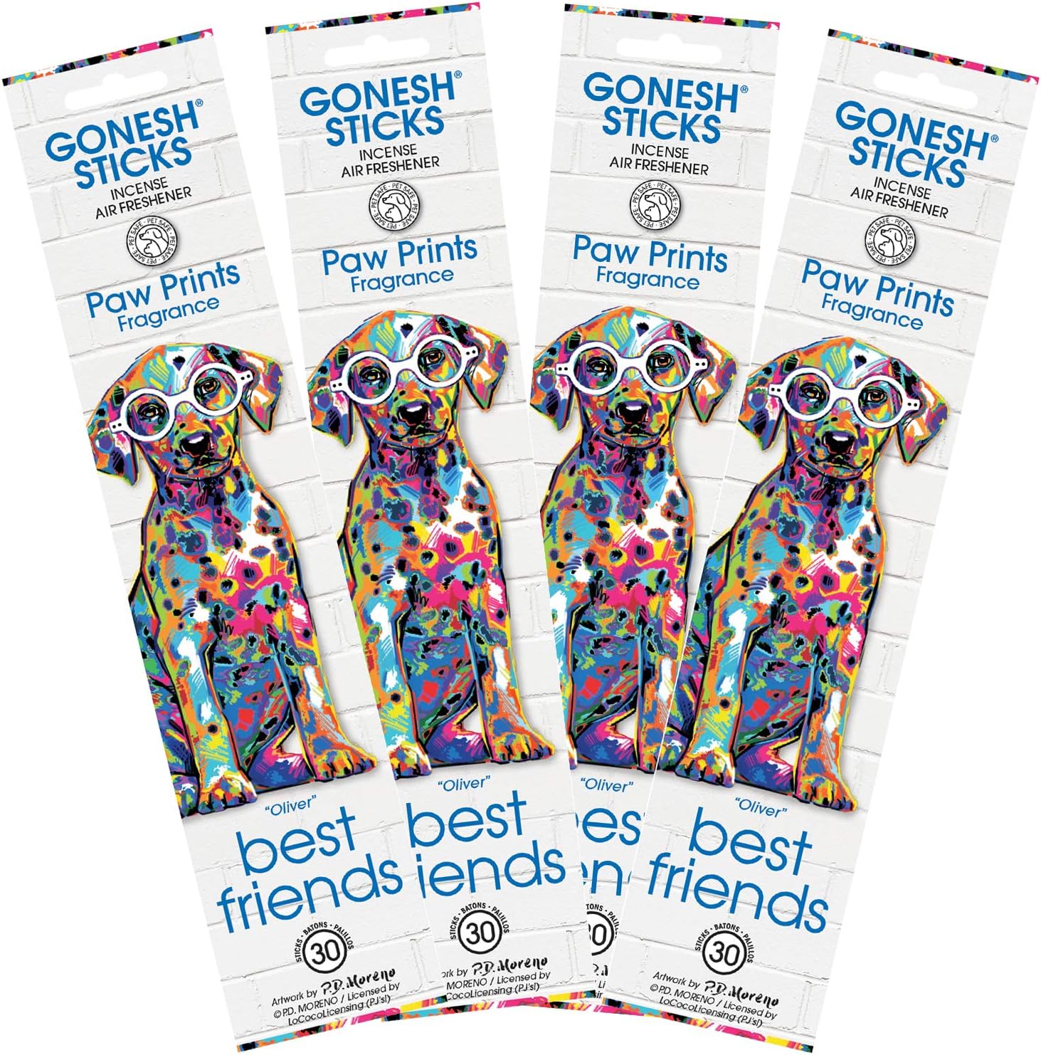 GoneshBest Friends Oliver 4-Pack Incense