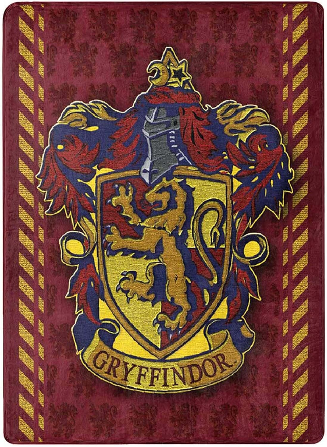 Northwest Harry Potter Silk Touch Throw Blanket, 46" x 60", Crimson Sigil