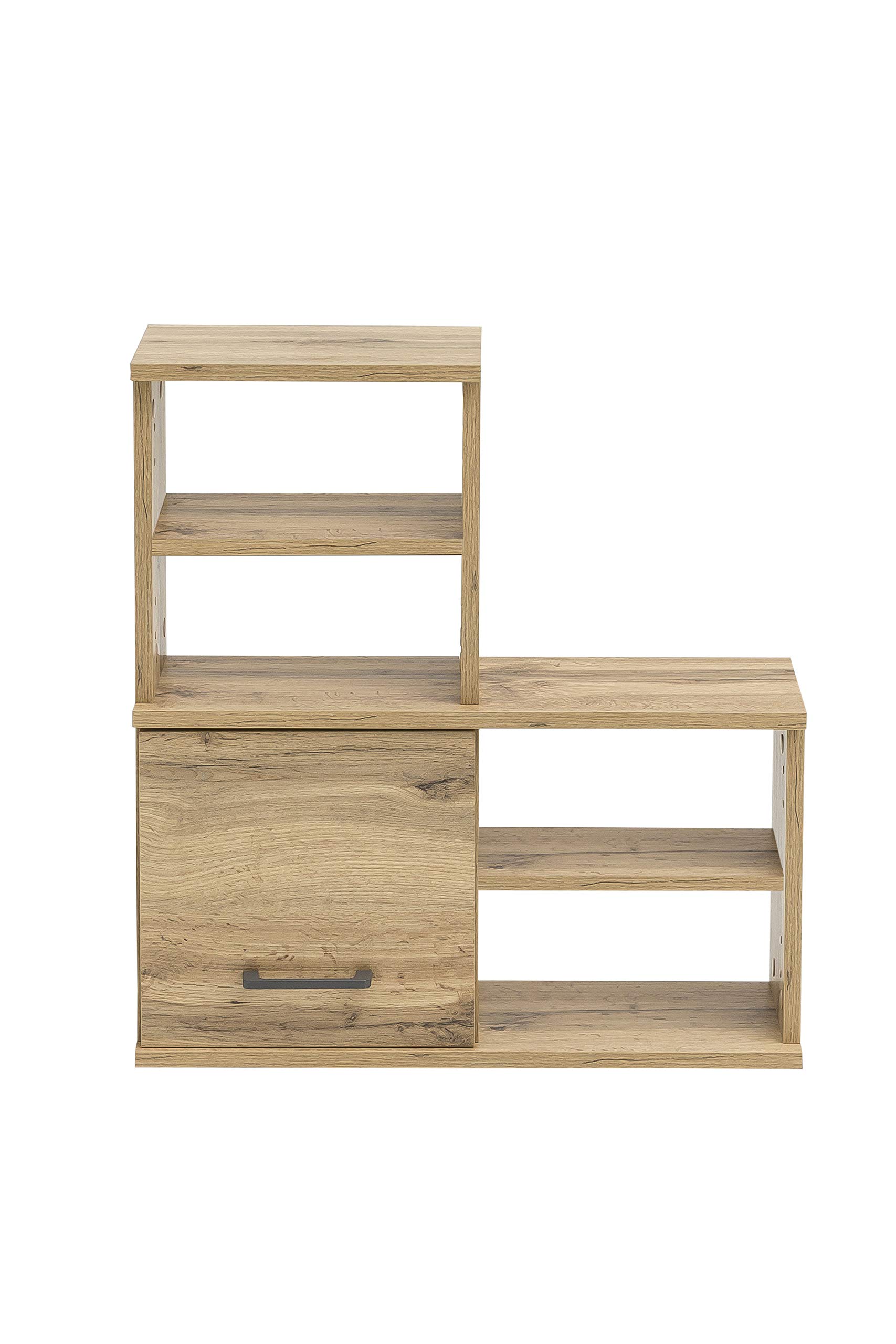 Mobile Sottolavabo Nora 60x32,6x63,5 Cm - Rovere Rustico - 2 Ante Con Ripiano Regolabile - Made In Germany - Foto 12