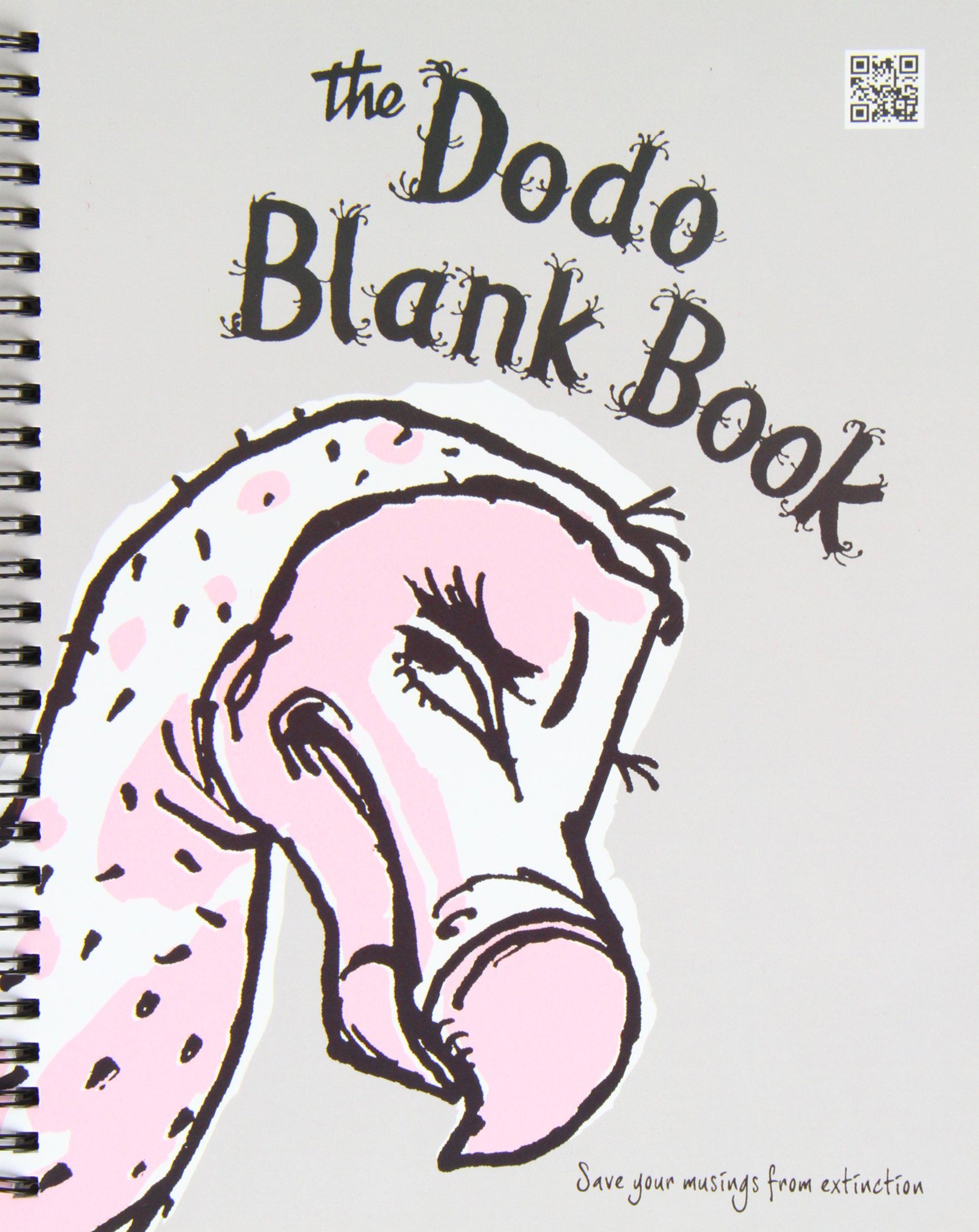 Dodo Blank Book (Dodo Pad): Notebook for artists, doodlers, note-takers made with high quality 100gsm paper suitable for fountain pen. Saving your musings from extinction. Spiral-bound – 1 July 2004