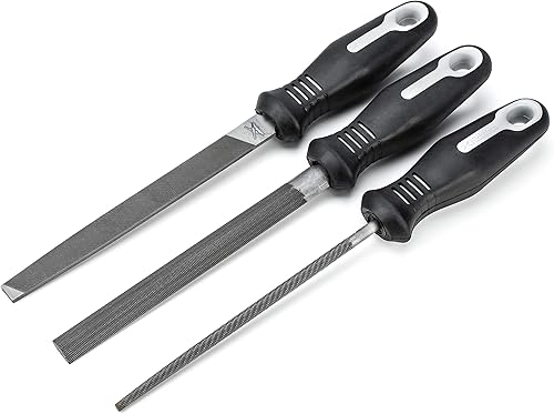 Nicholson Juego de archivos Bastard de 3 piezas de 6" con asas ergonómicas - 22015HNNN