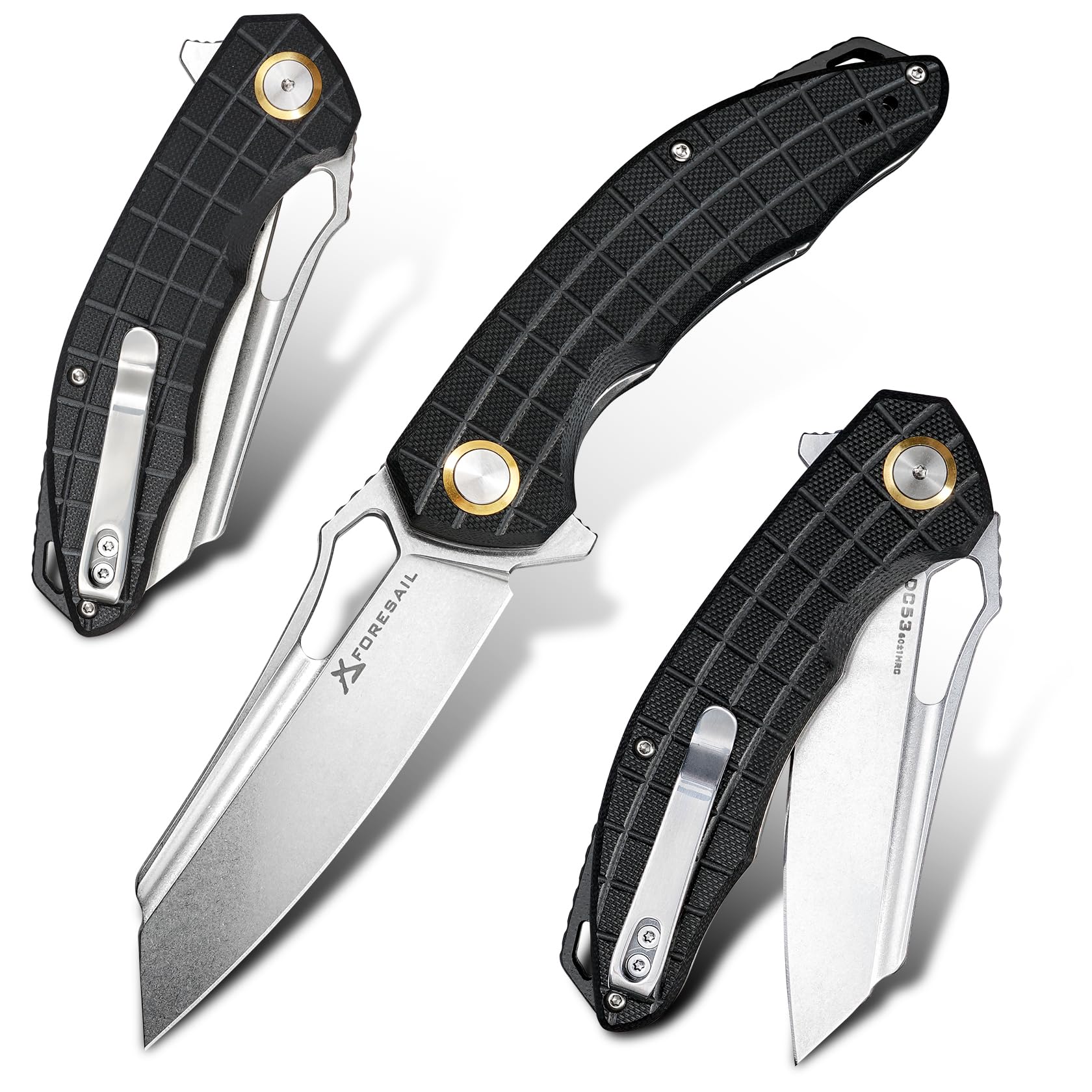 FORESAIL Folding Pocket Knife, 3.54