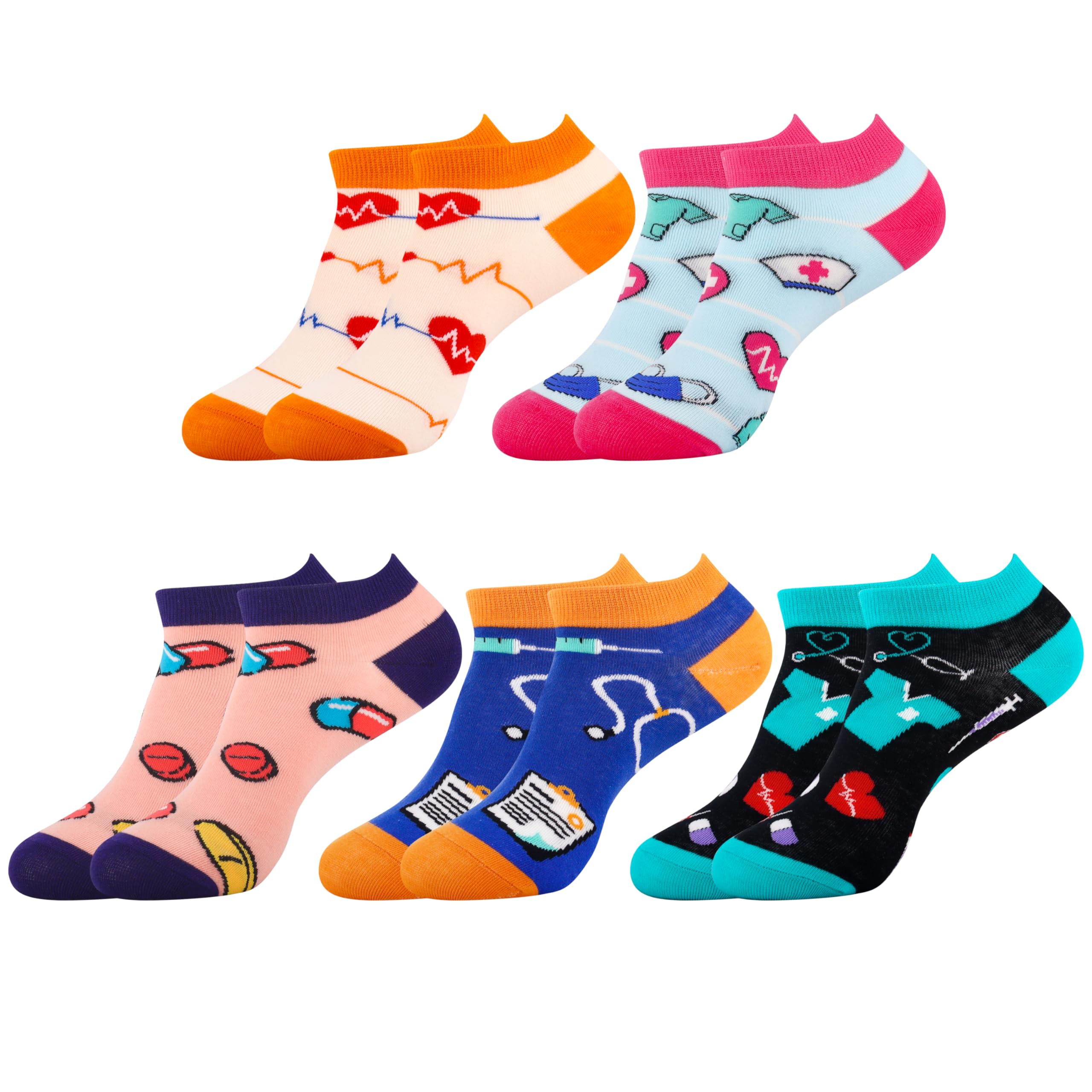 Belloxis Sneaker Socken Damen 39-42 Kurze Socken Baumwolle Bunte Socken Damen 39-42 Ausgefallene Socken Kuschelsocken BaumwollsockenGeburtstagsgeschenk für Frauen Kleine Geschenke für Frauen