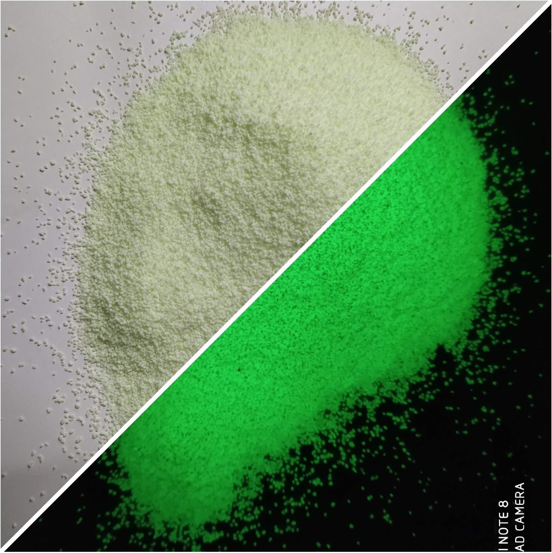 - JASH Glow in The Dark Sand, Green Colour 30gm
