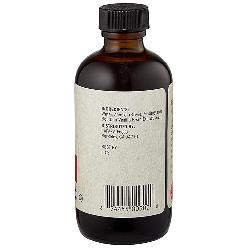 Miniatura 4 de Lafaza Extracto puro de vainilla Bourbon de Madagascar, todo natural, 4 onzas