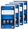 Set of 4 Standard/Queen AllerEase Pillow Protectors - Moisture Wicking, Advanced Allergy Protection - Premium Polyester, Zippered Protectors