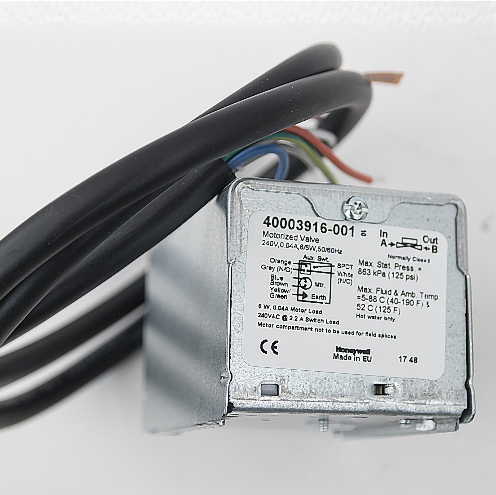 Honeywell 40003916-001 White V4043 Spares Replacement Powerhead,