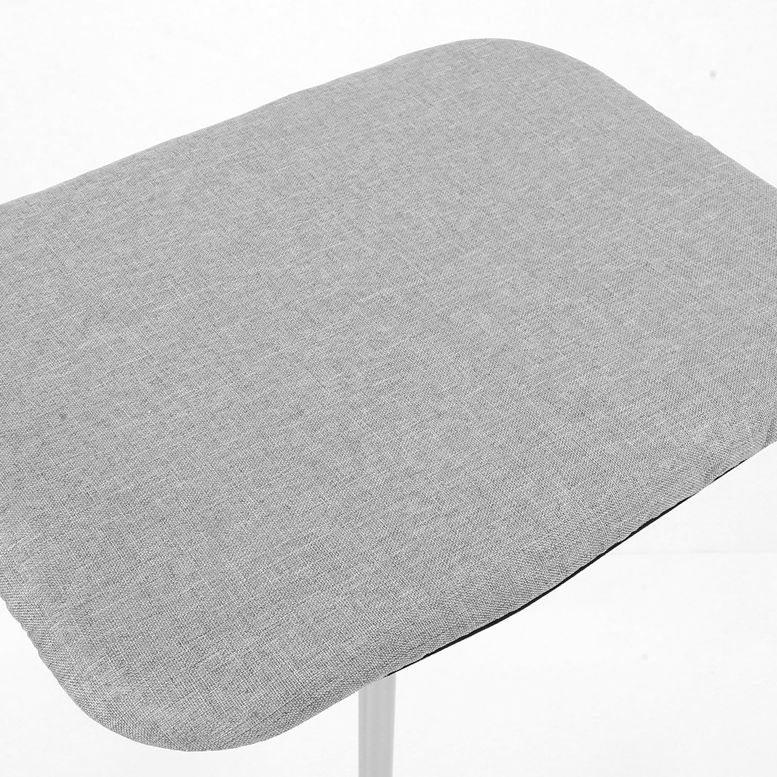 POPETPOP Soporte para Planchar Ropa Vapor, Perchero Plegable Tabla de Planchar Integrada, Altura Ajustable de 90-160cm, Base de Cuatro Patas Estable