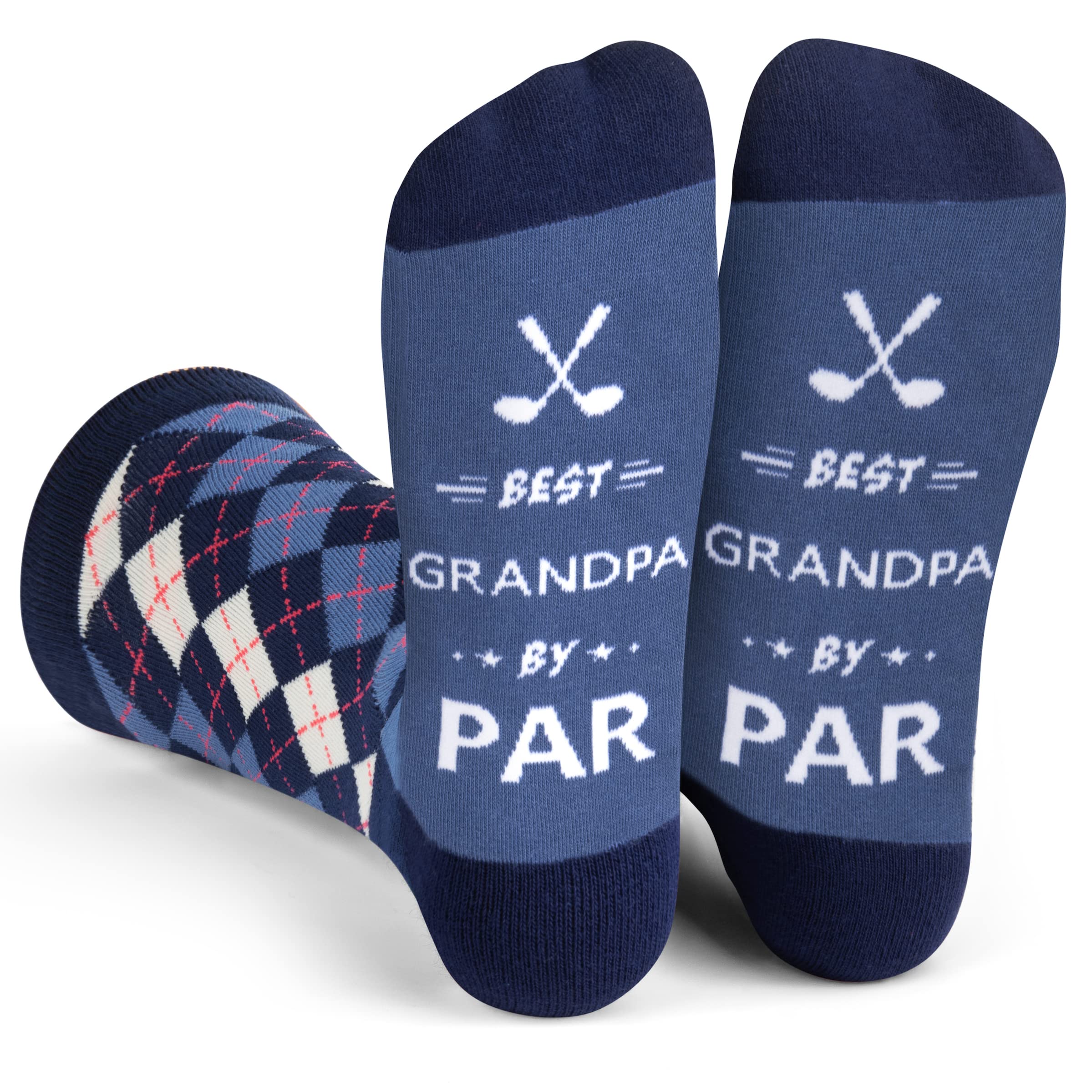 Lavley Funny Socks for Golfers - Fun Golf Gifts for Men, Women, and Teens - Unisex, One Size Fits Most