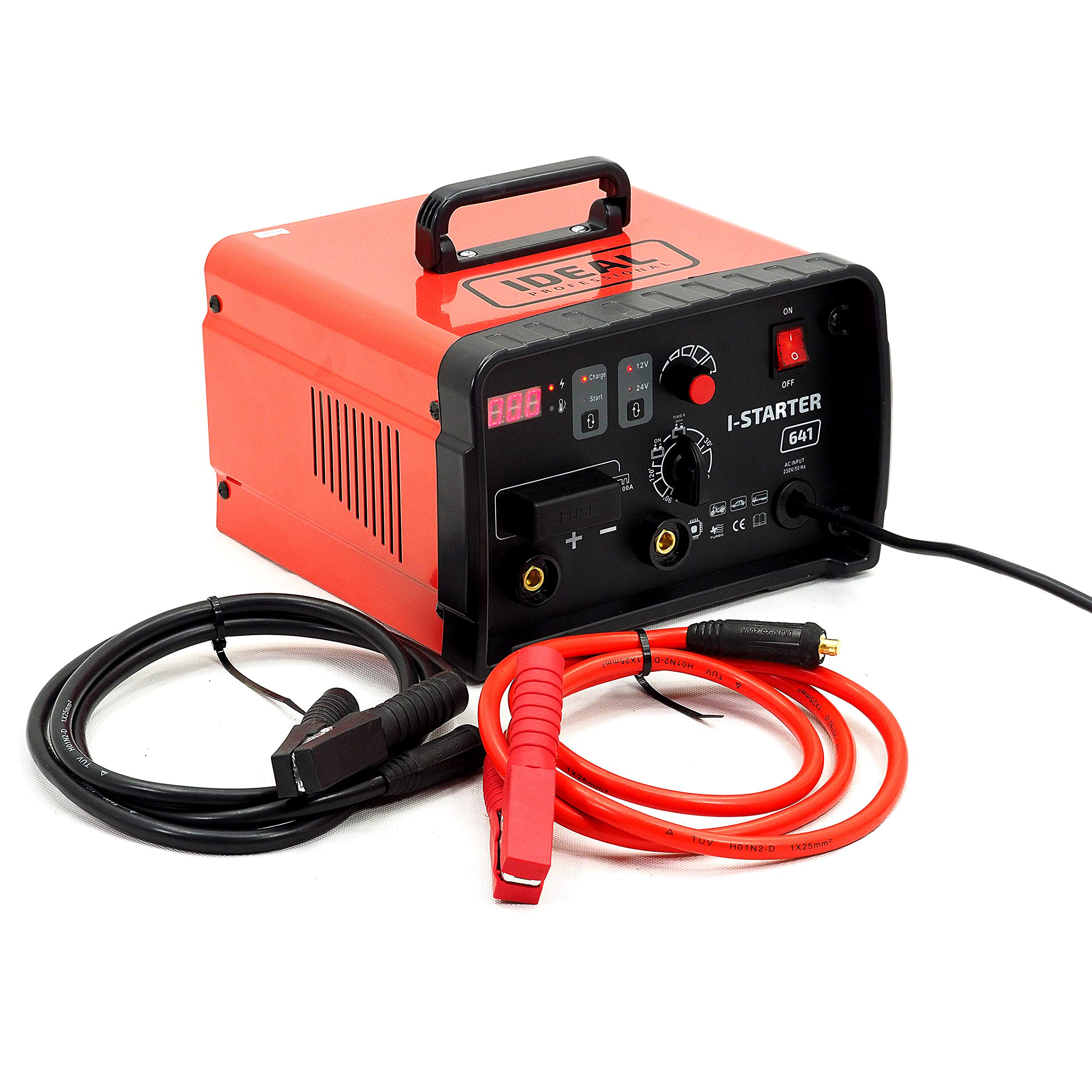 Akumulator samochodowy Ideal I-Starter 641 12/24 V 60 A ładowarka samochodowa ładowarka akumulator pomoc rozruchu 600 A