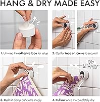 Vista 5 de SUPERSCANDI - 5 paños de cocina suecos - 100% biodegradables y compostables Toallas de papel reutilizables lavables, seguras para alimentos y sin