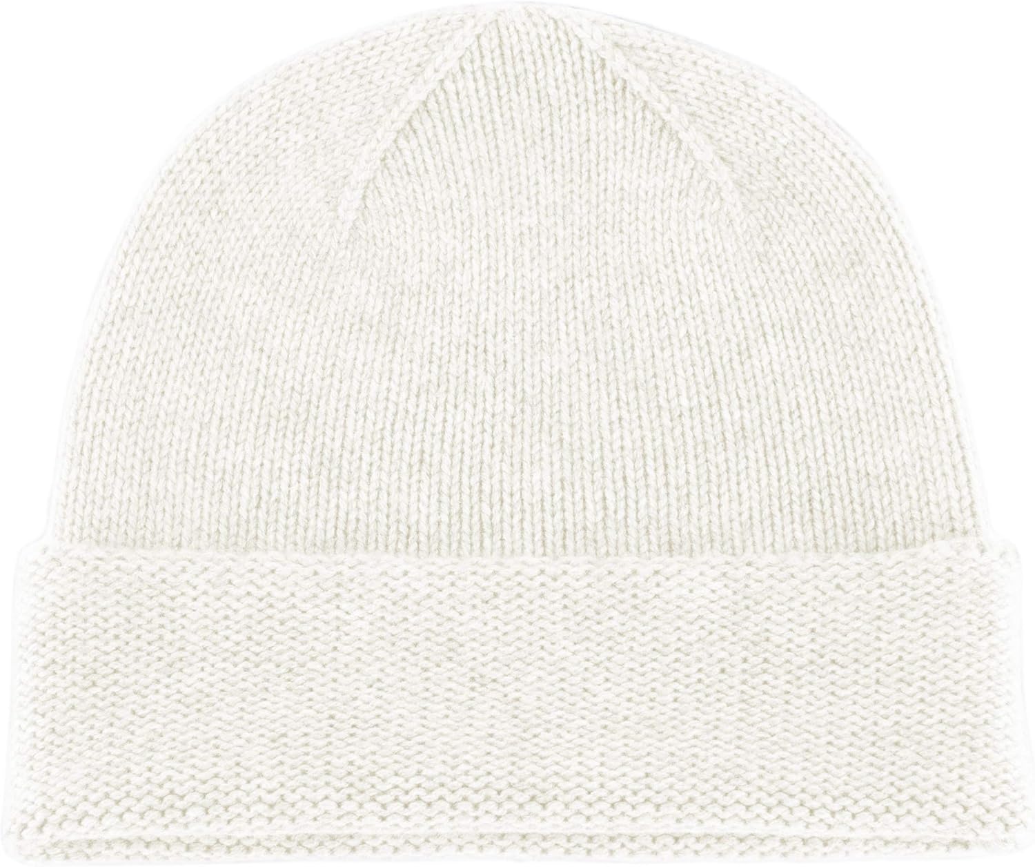 Shorts of Hawick Women's 100% Cashmere Beanie Hat - Ivory White - Made in Scotland by Love Cashmere
