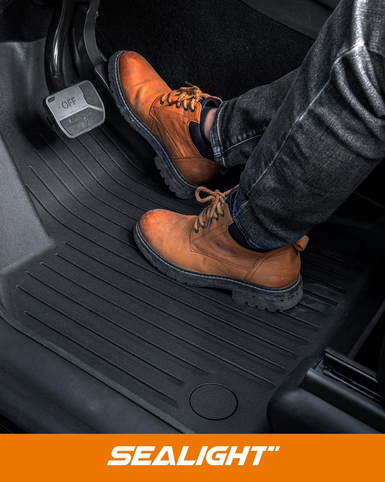 2024 2025 2026 Tesla Model 3 Floor Mats All Weather Full Set Made by SEALIGHT- Custom Fit for — view 8