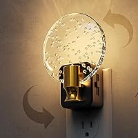 Vista 18 de Luz nocturna para enchufar en la pared, regulable, con sensor crepuscular, 3 colores de luz, blanco suave, blanco frío y ámbar, brillo ajustable