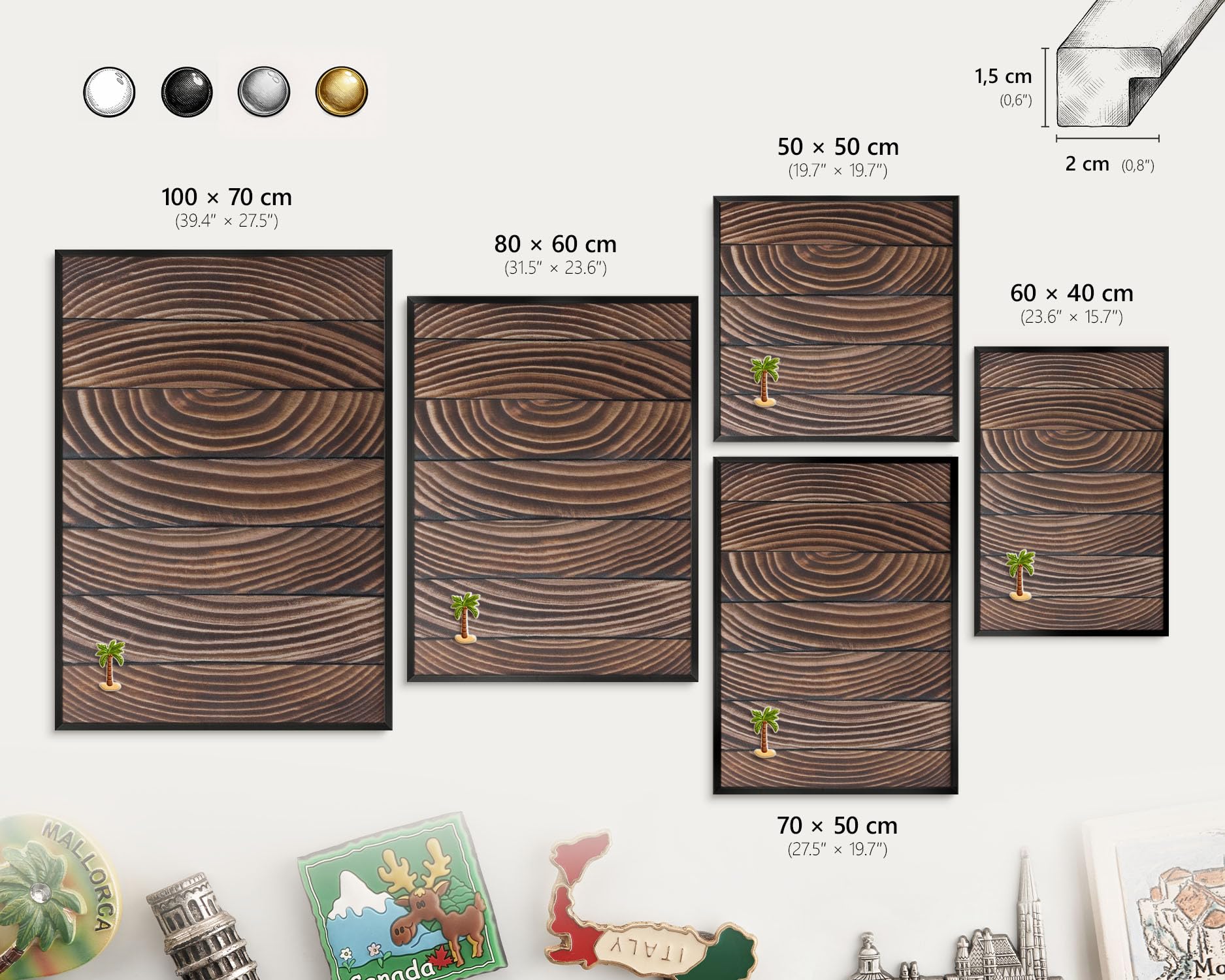 Pizarra de Pared para el Menú del Día 50x50 struttura in legno Marco Negro | Pizarra | Organizador | de Pared | Tablón | Anuncios | Decorativo | Recordatorio | Notas | Planificador | Semanal | Menú