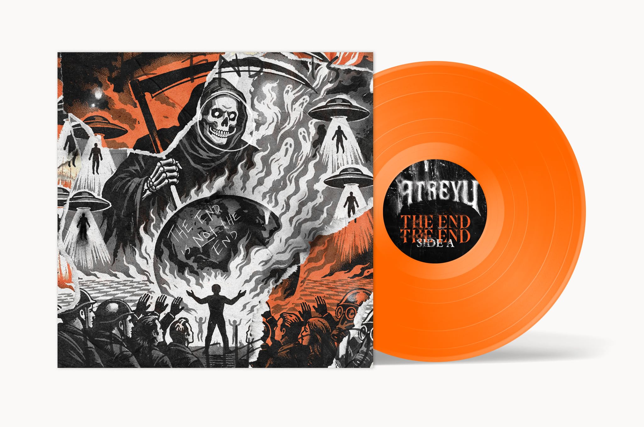 Atreyu The End Is Not The End Orange Colored Vinyl LP 12"" 33 RPM Sealed New