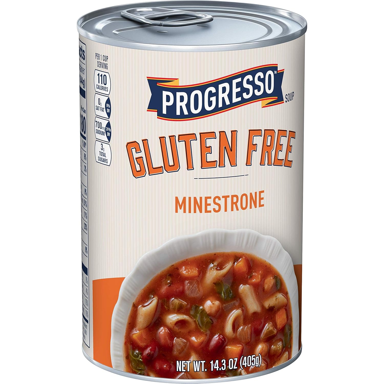 Progresso Gluten Free, Minestrone Soup, 14.3 oz Grocery
