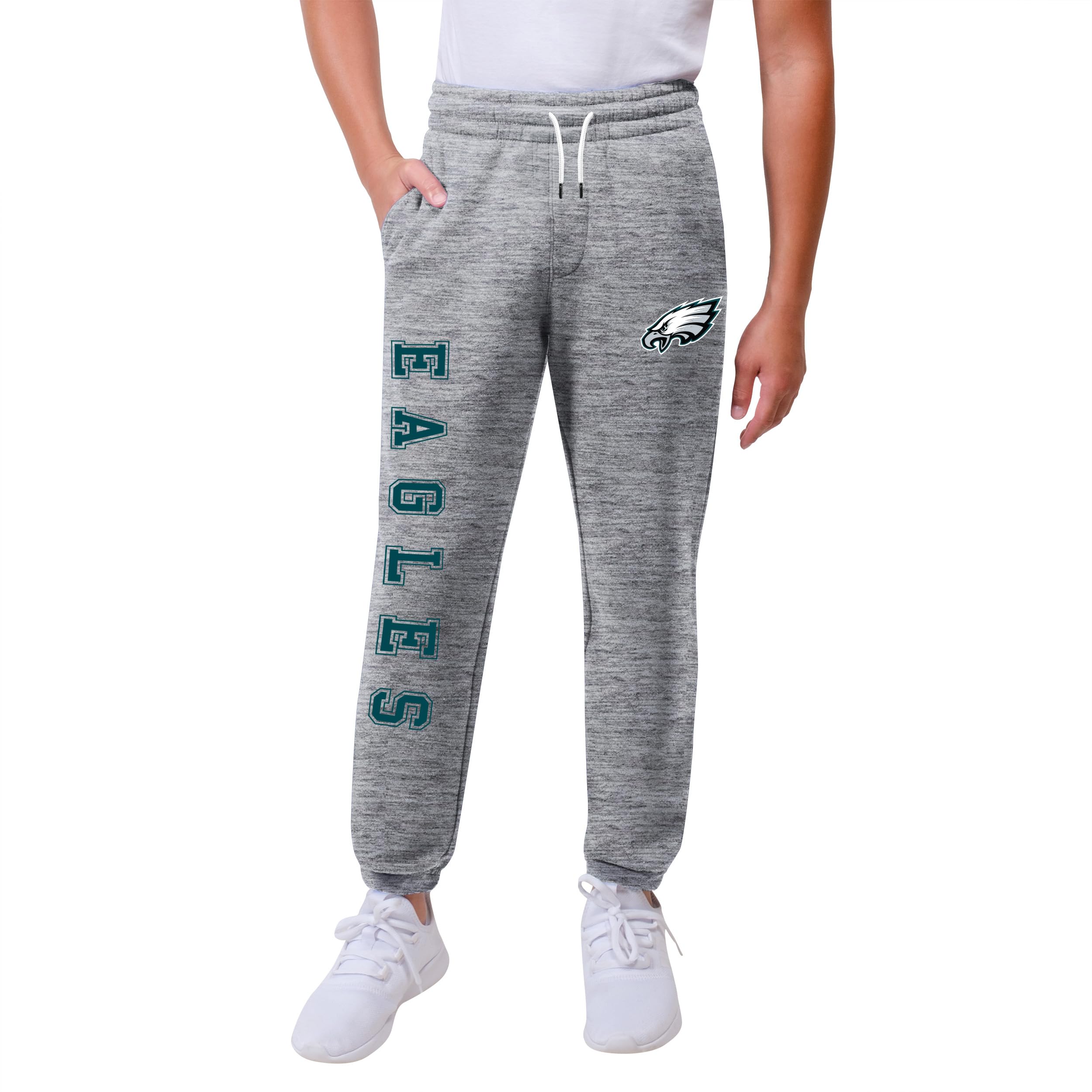 Ultra Game NFL Boys NFL Official High Performance Moisture Wicking Fleece Jogger Sweatpants