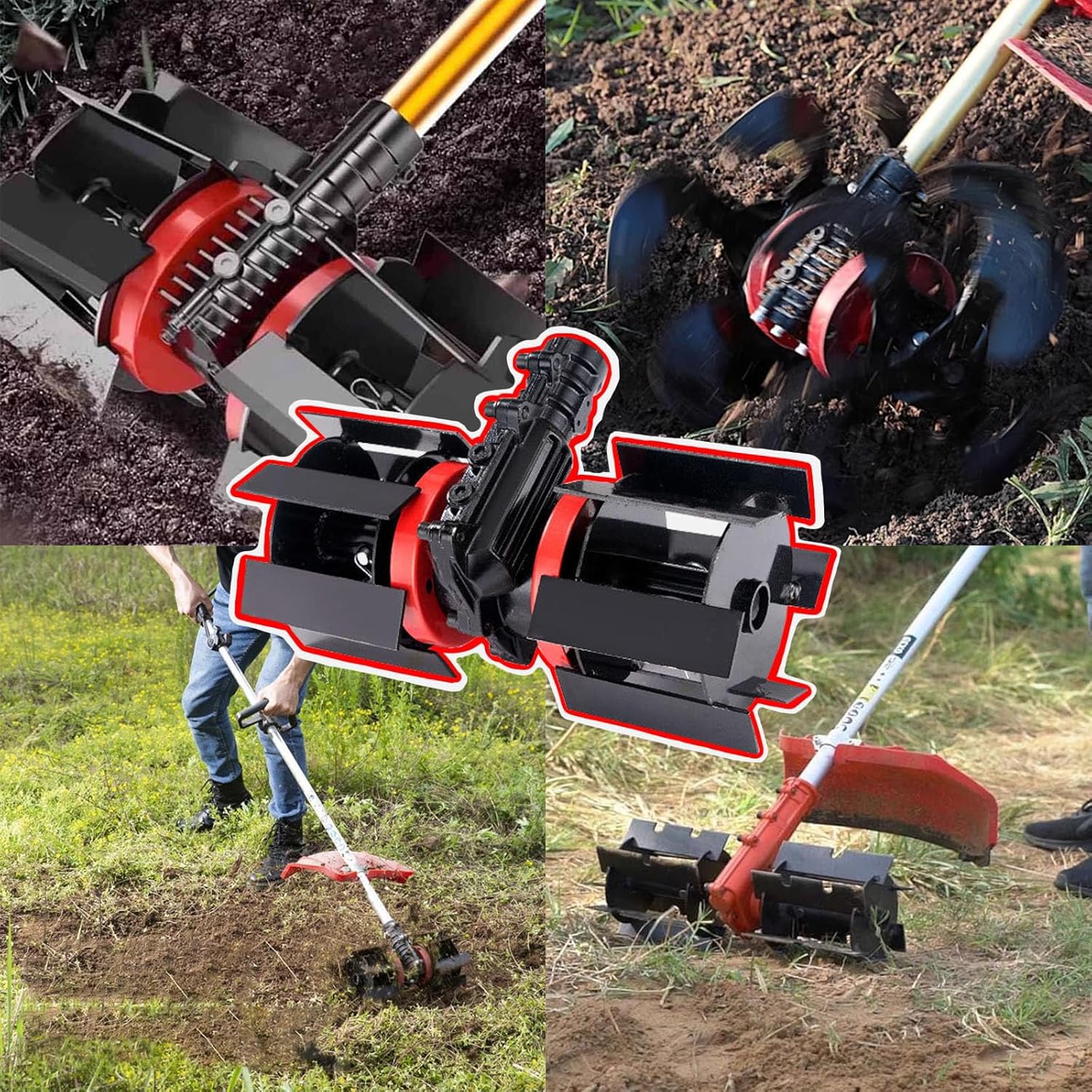 Professional 10CM Straight Angled Lawns Mower Assembly Grass Trimmers Time Saving Landscaping Quick Install Mower Kit