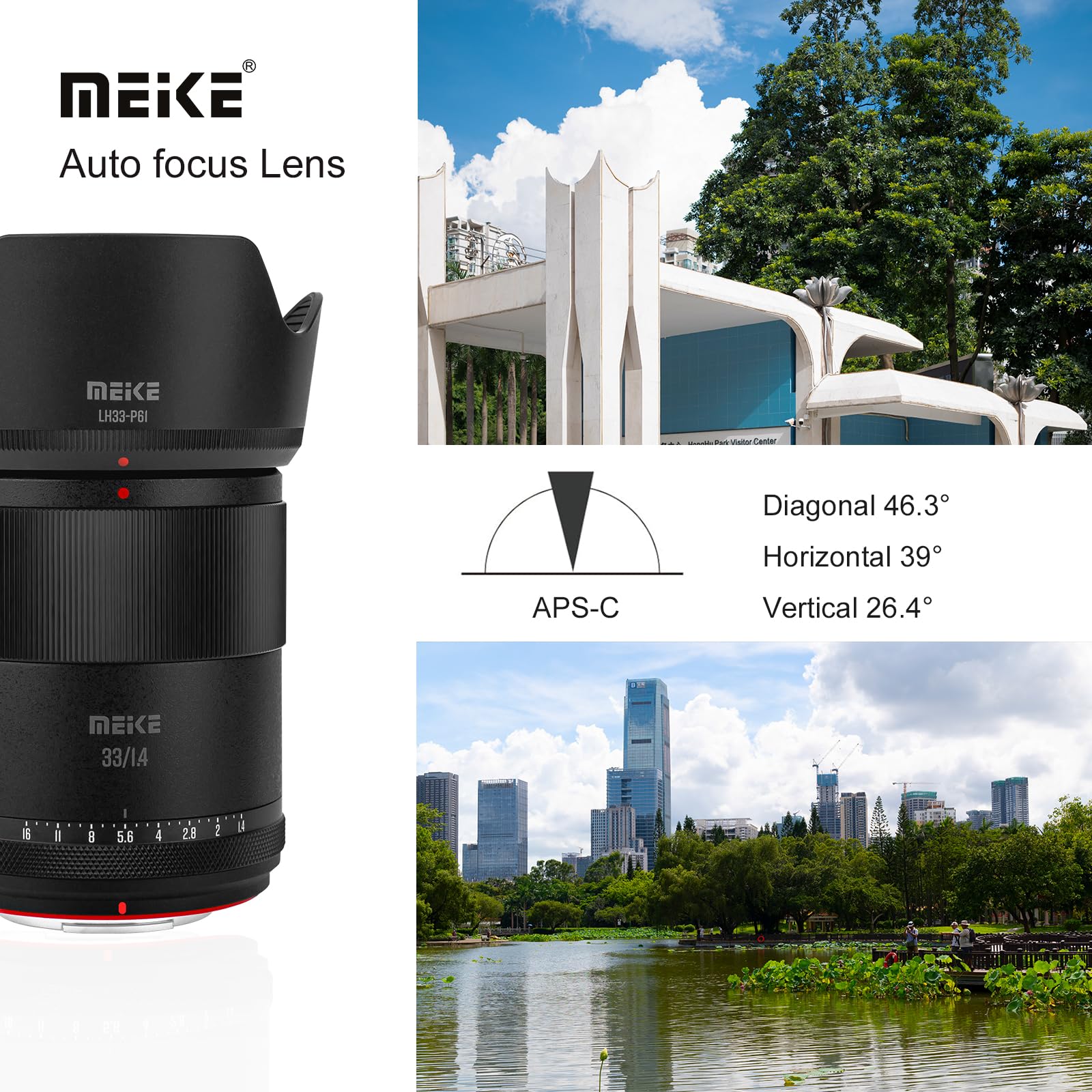 Meike 33 mm F1.4 foco automático grande abertura STM motor de Meike 33 mm F1.4 foco automático grande abertura STM motor de