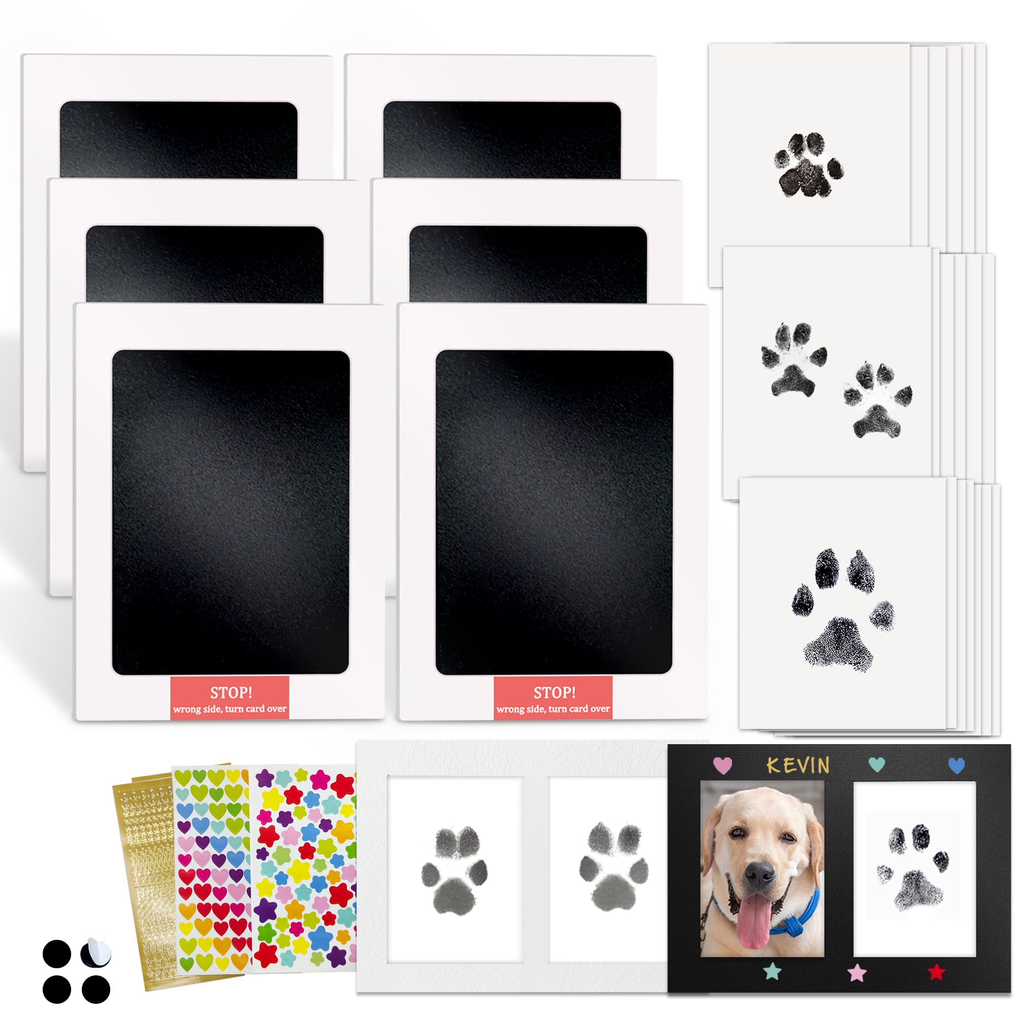 MYPAWLETS Inkless Paw Print Kit,Mess-Free Paw Print Stamp Pad for Dogs  Cat,Pet Safe Clean Touch Ink Pad,Dog Nose Print Kit,Pet Paw Print  Impression