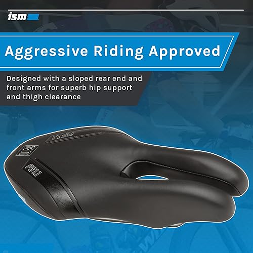 Miniatura 7 de ISM PS Series No Nose Bike Saddle - Noseless Bike Seat Designed for Triathletes, Time Trial Riders, and Road Racers - Patented Split Nose Bicycle