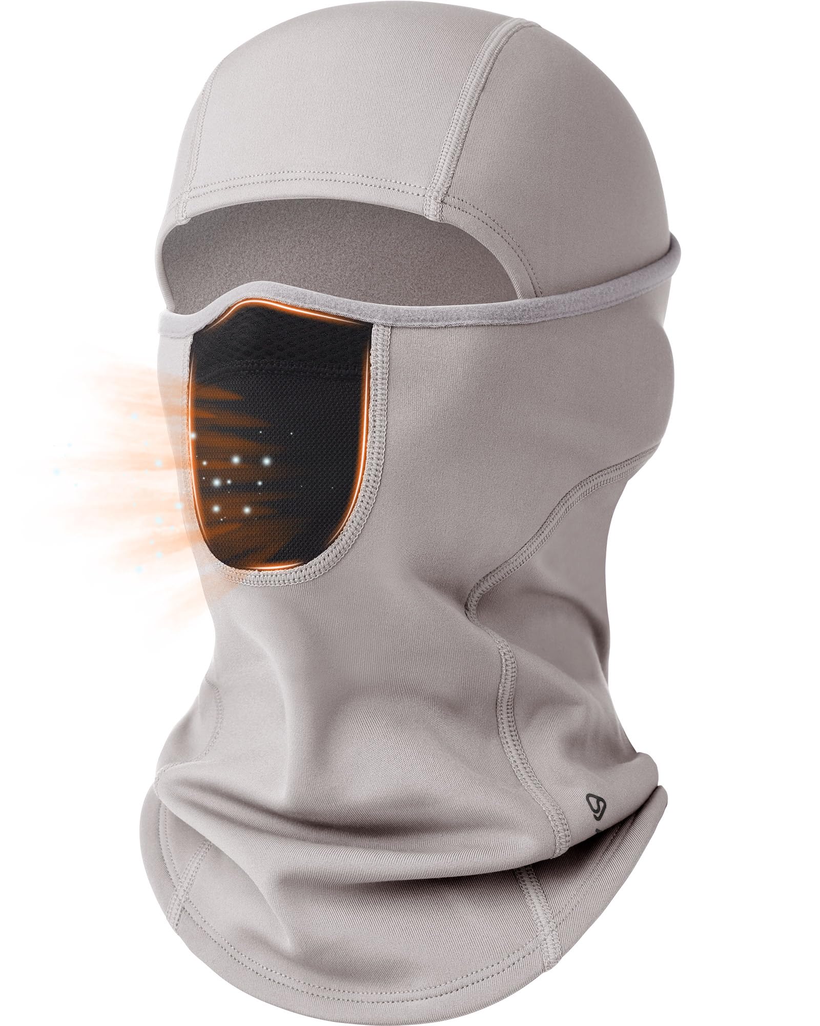 AOPREL Ski Sturmhaube mit Mesh-Mund, warm und atmungsaktiv | Eng anliegend, weich und warm, atmungsaktiver Mesh-Mund, beschlagarme Luftführung, Ski, Motorrad, Fahrrad