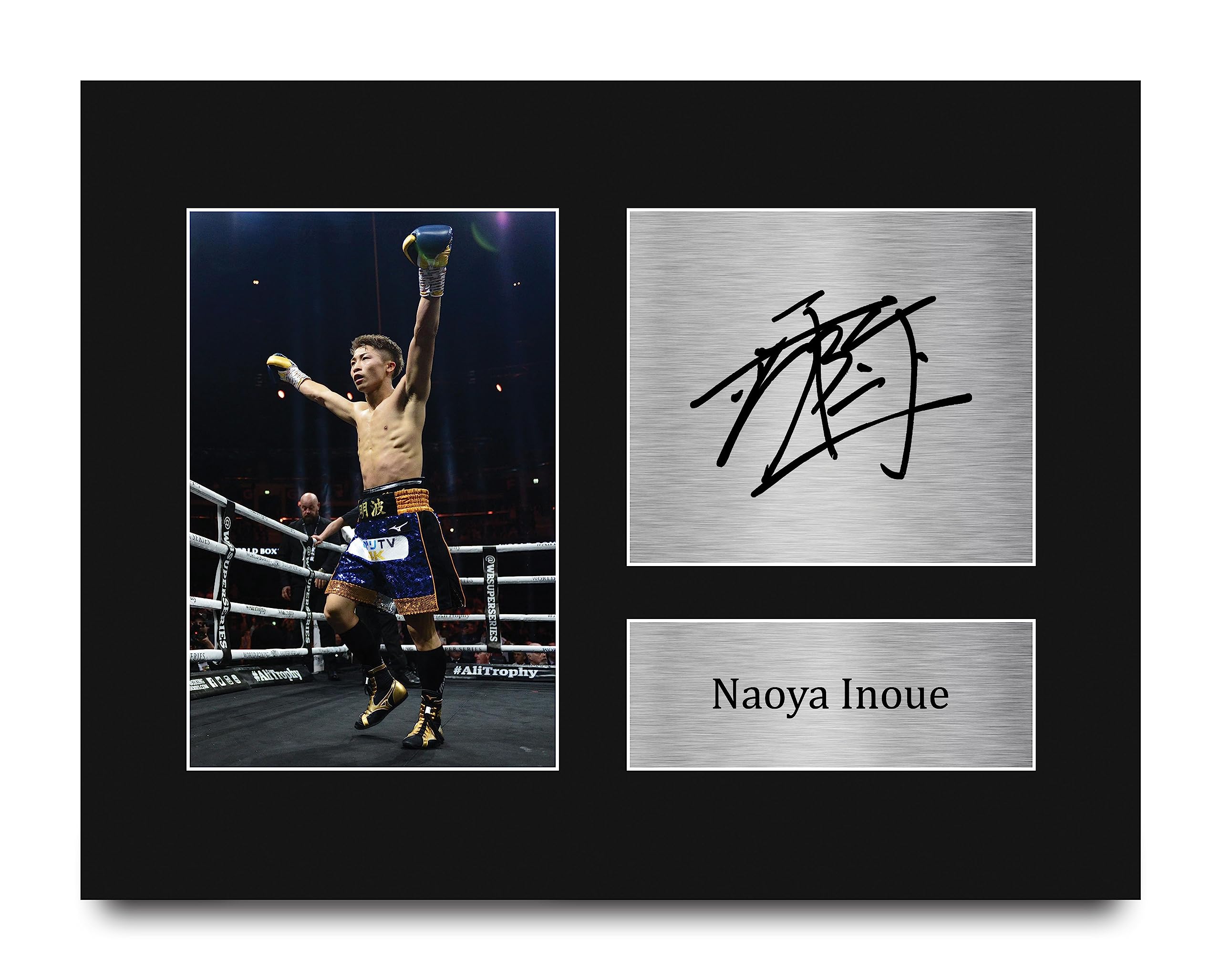 Naoya Inoue サイン入りポスター Amazon.com: HWC Trading Naoya Inoue Boxing Gifts Printed