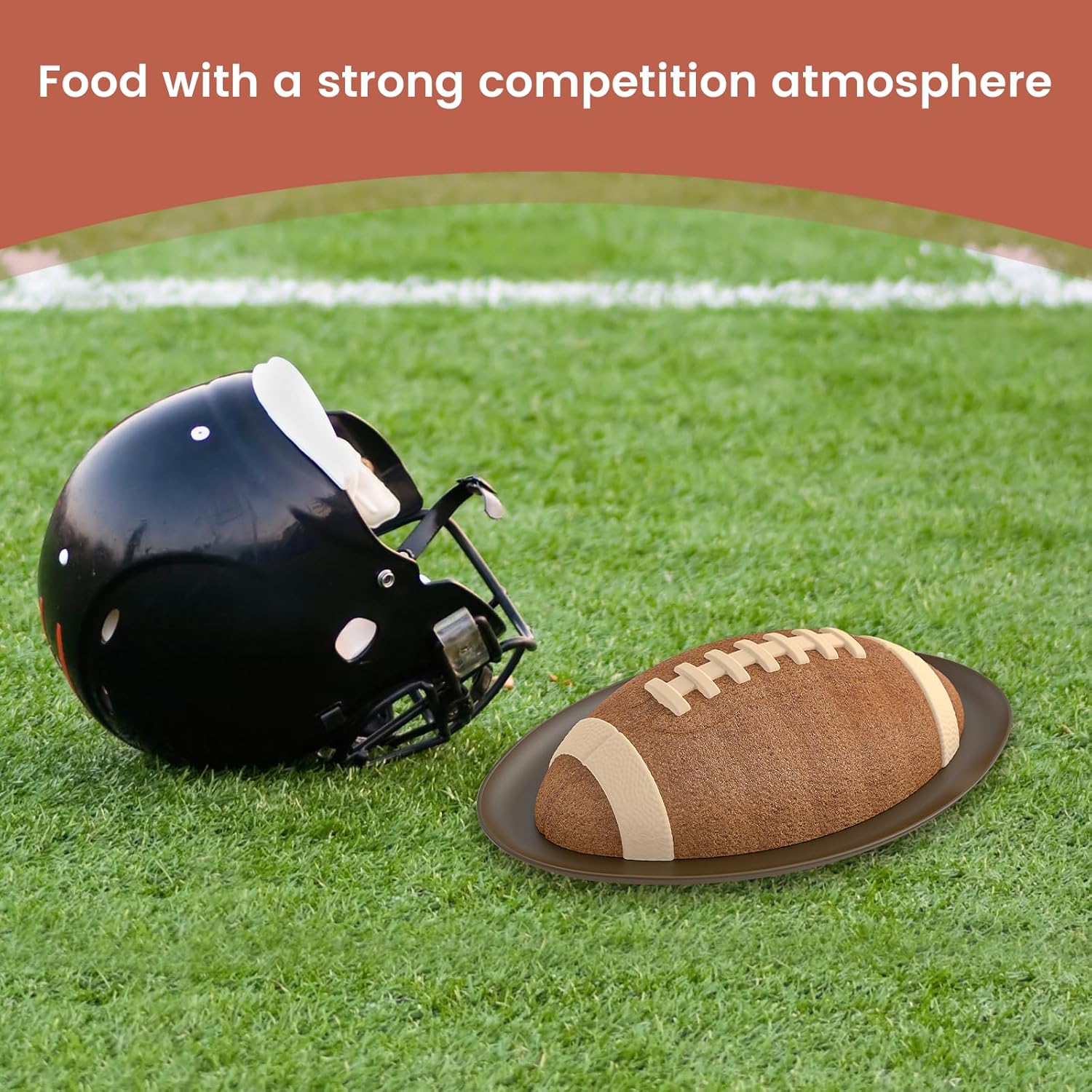 Football Cake Pan 10.5in Football Cake Mold,3D Silicone Football Molds for Baking,Nonstick Football Cakes Pop Mold,Football Molds for Cakes,Chocolate,Party Supplies for Superbowl,Birthday,Sport Event - Image 5