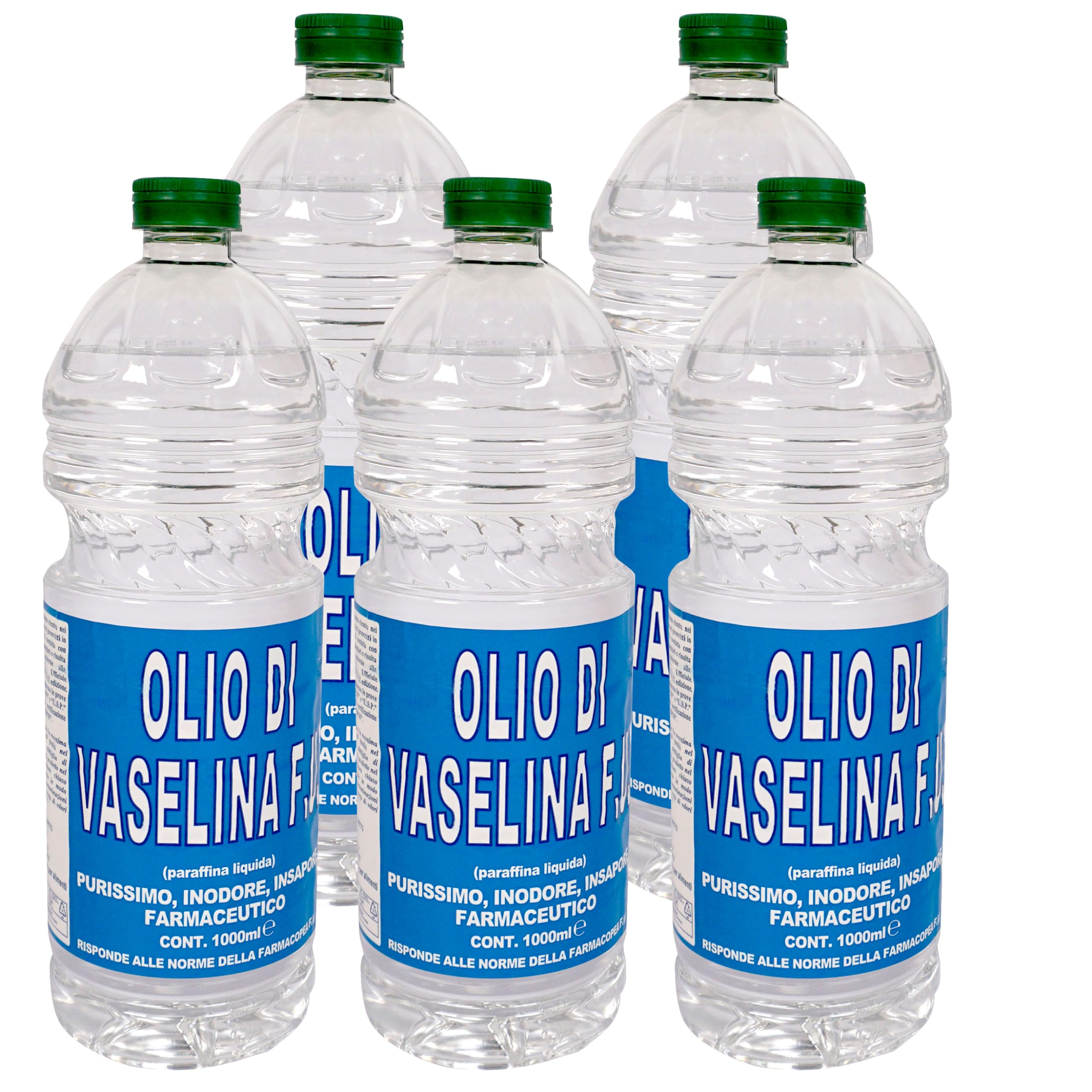5 Liter Vaselina Öl : extrafein, lebensmittelecht (Anwendung z.B. in Saftfass/Most), medizinisch reines Öl (5 x 1 Liter)