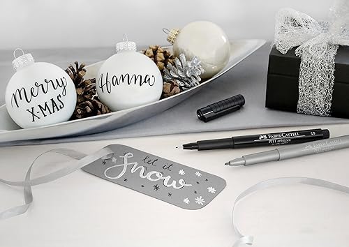 Miniatura 9 de Faber-Castell PITT Artist Pen - Bolígrafo de punta fina (156), color verde cobalto (156) de 0.059 in