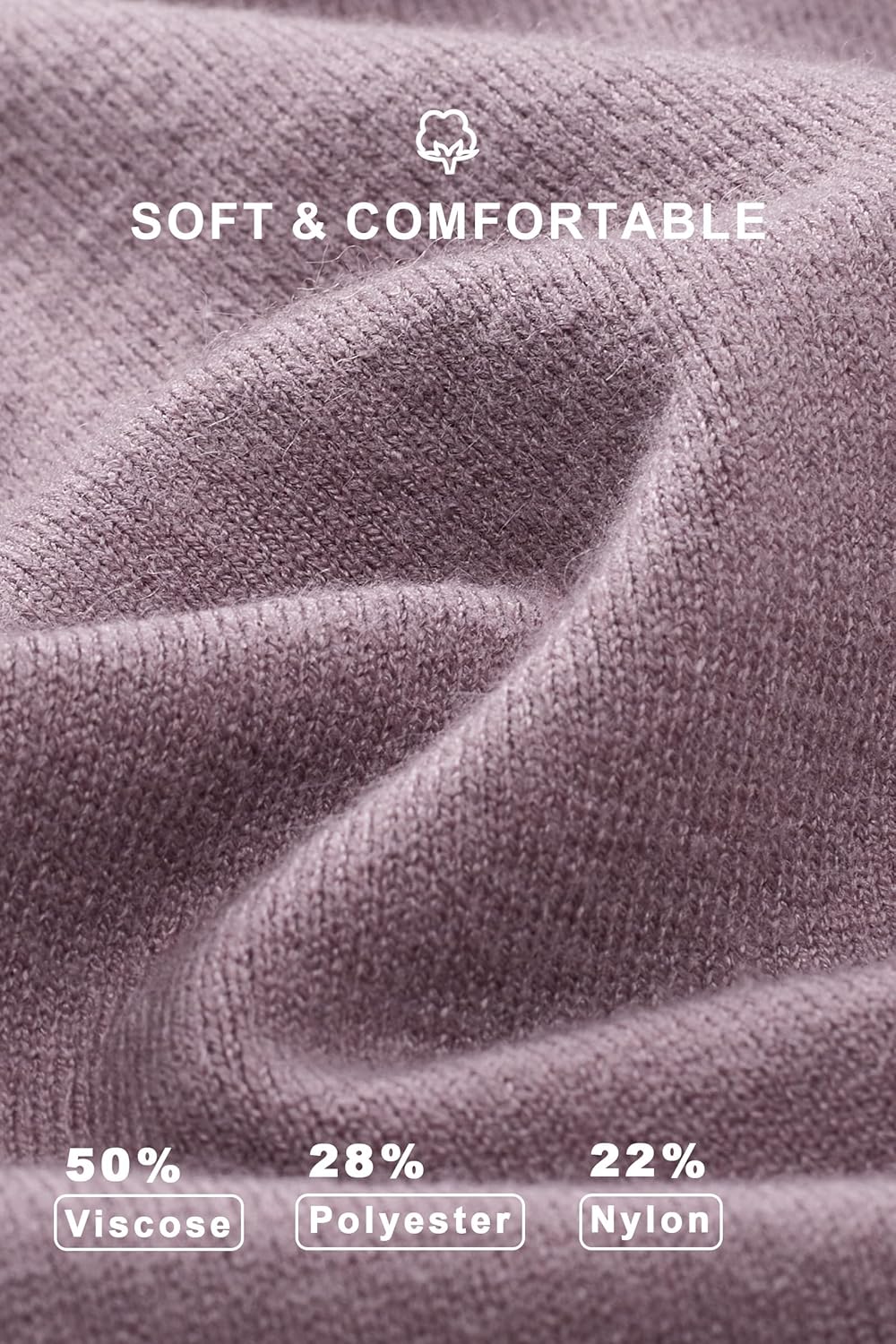 Arach&Cloz 2024 Fall Sweaters Long Puff Sleeve Tops Crew Neck Special Dots Trendy Casual Lightweight Pullover Clothes Outfits - Image 5