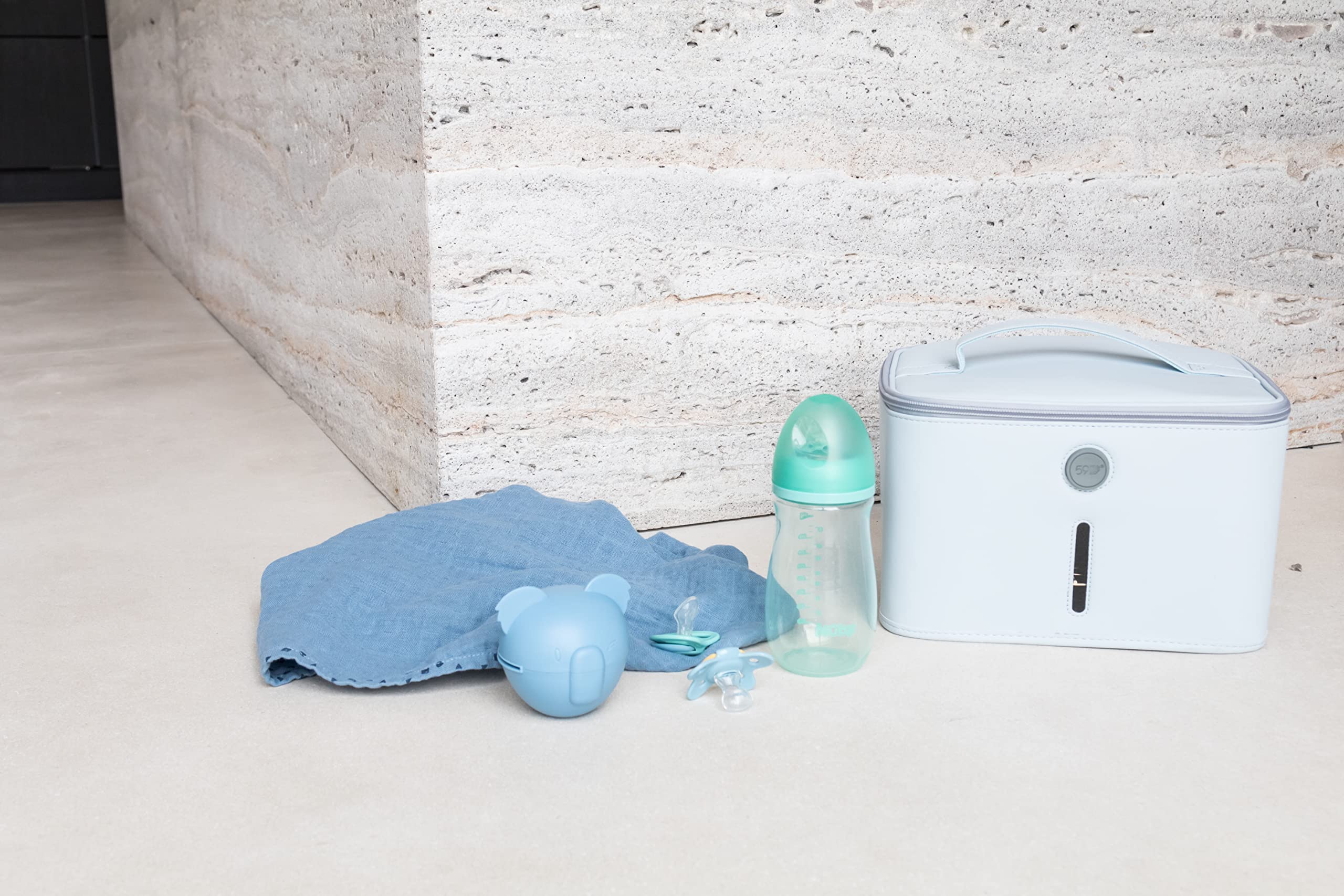 Nuby Scatola Ciuccio Koala Sterilizzabile - Portaciuccio Per Passeggino E Viaggi - Foto 5