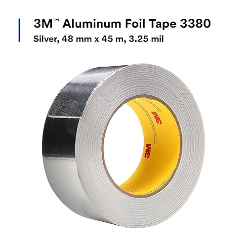 Miniatura 3 de 3M 3380  Cinta de aluminio 3380 plateada (múltiples tamaños), 1