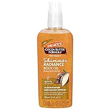 Palmers Cocoa Butter Formula Shimmer Body Oil with Vitamin E, 5.1 Fl Oz, Radiance Body Oil for Glowing Skin, Enhances Dark Tones & Tans, Hydrating