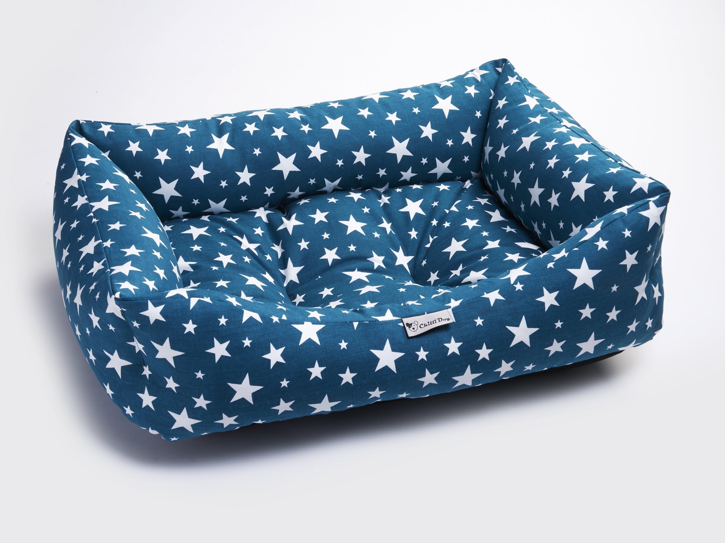 Chilli Dog Apollo Star Design washable Pet Bed Sapphire Medium