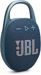 JBL Clip 5 - Ultra-Portable, Waterproof and Dustproof Bluetooth Speaker, Integrated Carabiner, Up to 12 Hours of Play, Made in Part with Recycled Materials (Blue)