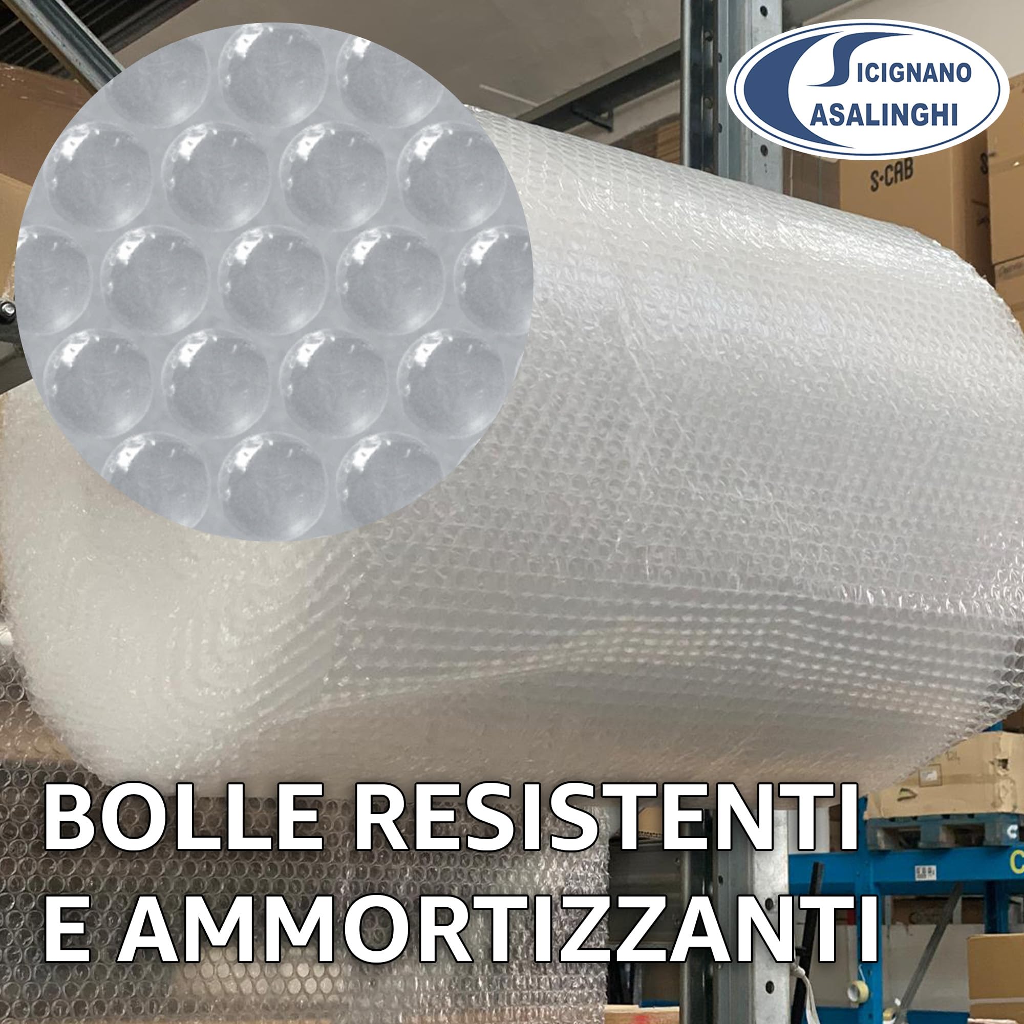 Pluriball Airfilm per Imballaggi Bobina a Bolle Aria Protettiva per Spezioni, Traslochi e Imballo Oggetti Fragili (100 mt x 100 h cm, 1 Confezione)